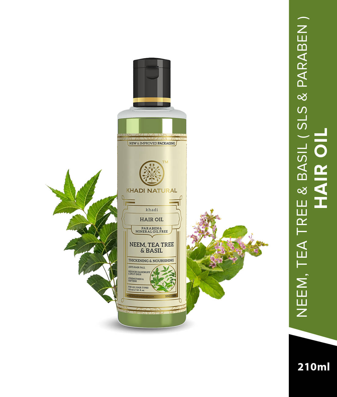 khadi natural Anti Dandruff Tea Tree Oil 210 ml ( Pack of 1 )