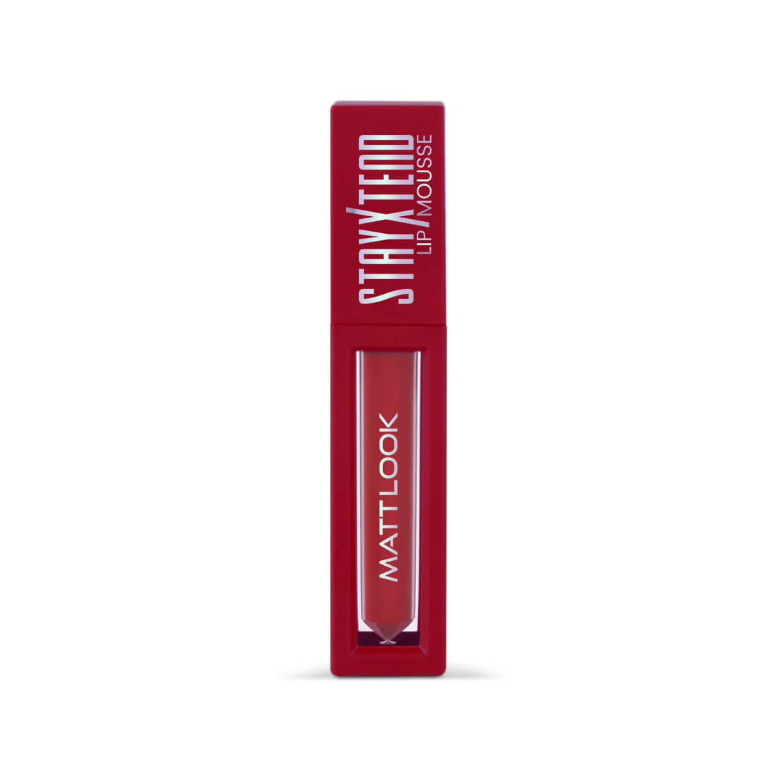     			matt look Coral Red Matte Lipstick 20