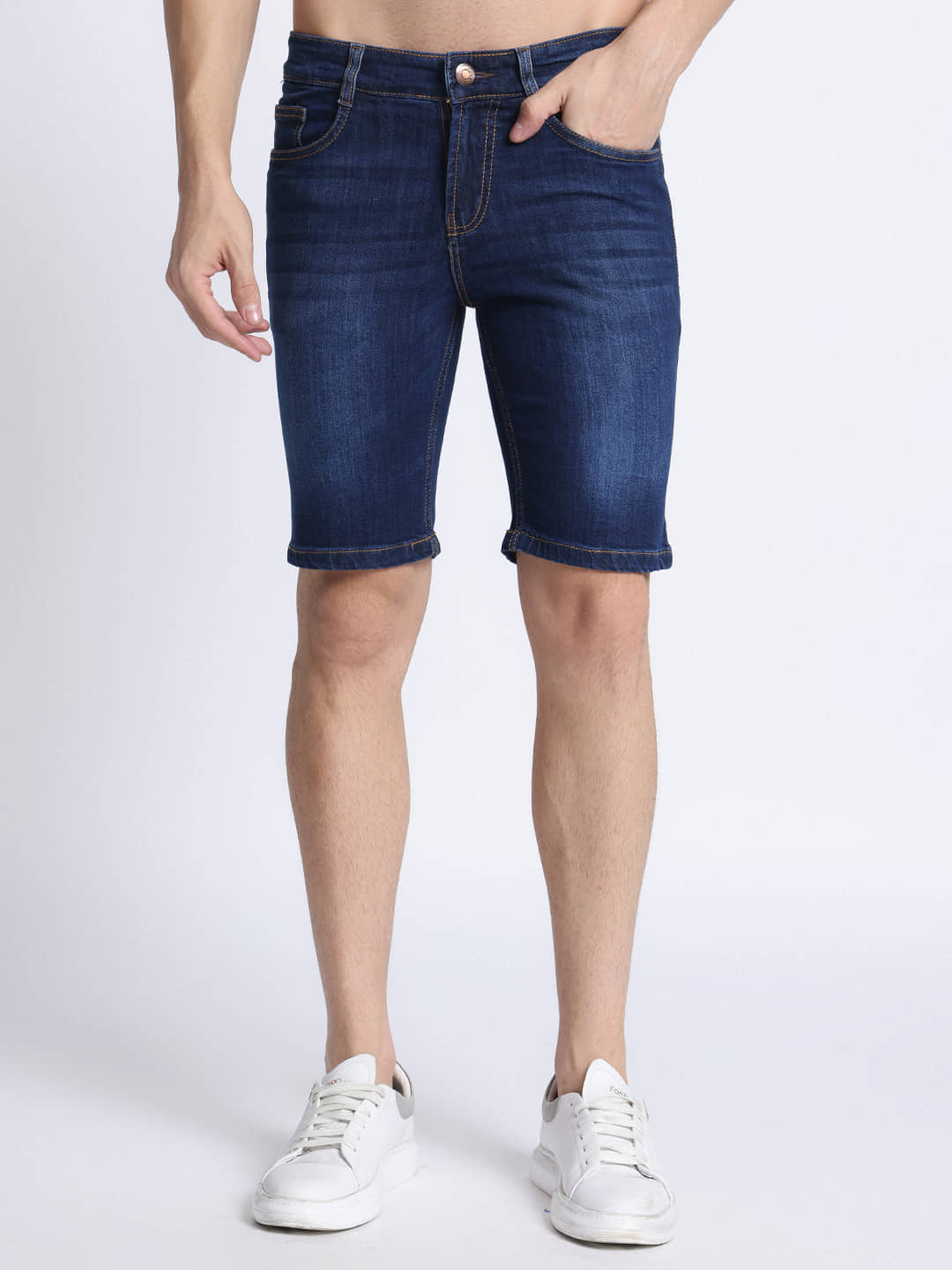 plounge Blue Denim Men's Shorts ( Pack of 1 ) - Shorts | Buy online on ZillyBuy