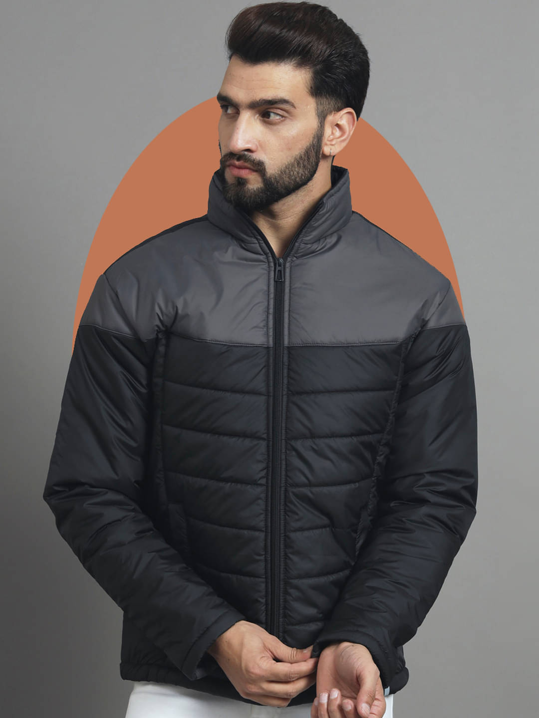 renuovo Polyester Men's Puffer Jacket - Black ( Pack of 1 ) renuovo Polyester Men's Puffer Jacket - Black ( Pack of 1 )