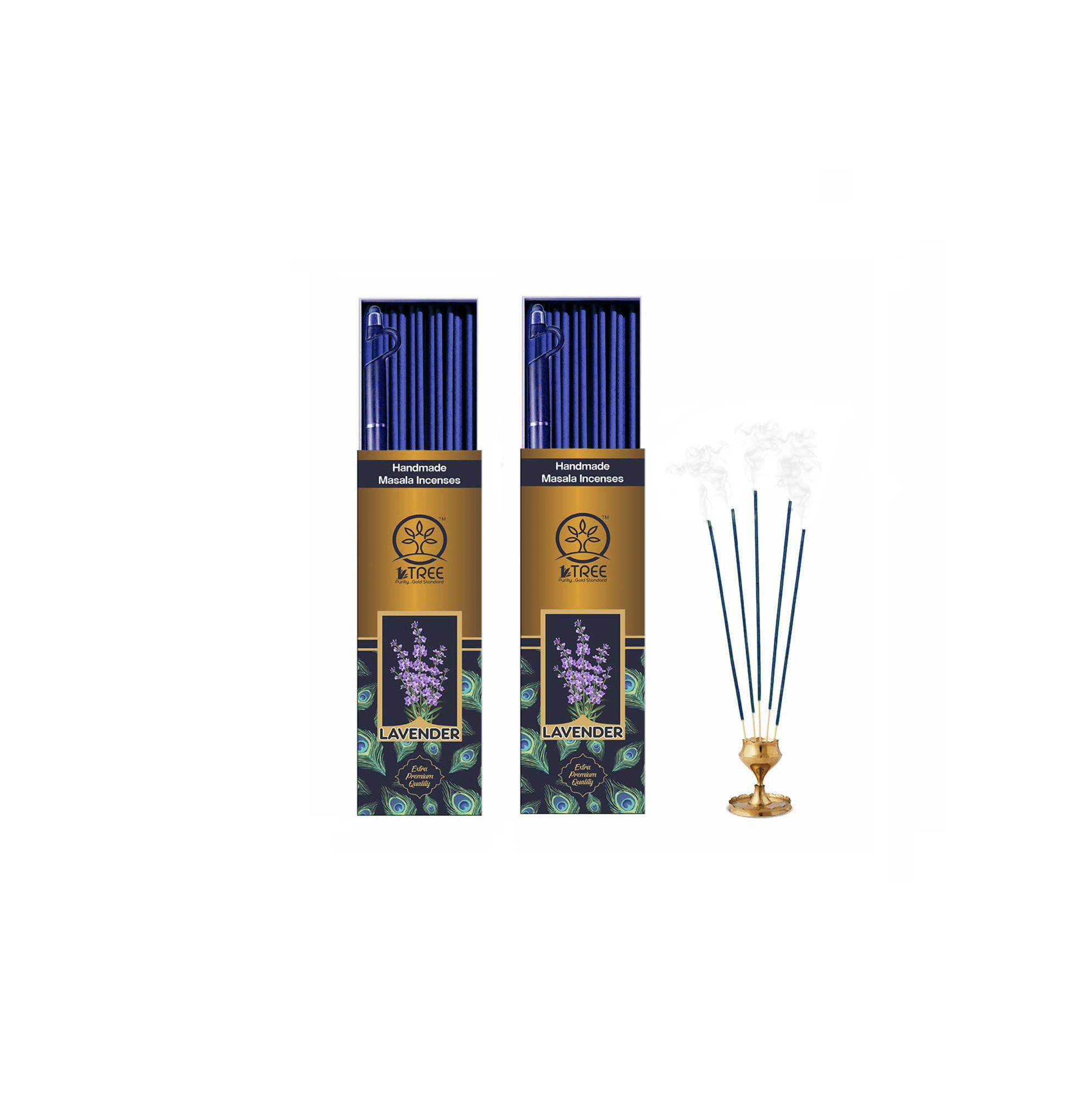     			1 Tree Incense Stick Lavender 100 gm ( Pack of 2 )