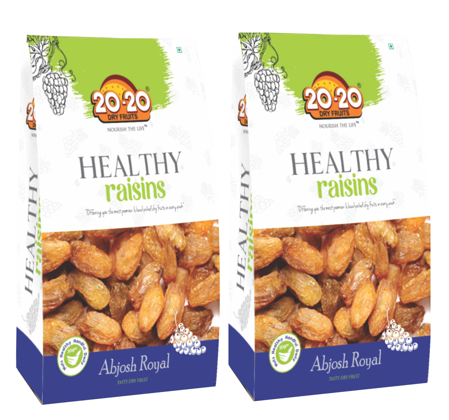     			20-20 Dry Fruits Raisin with Seeds (Munakka) 500 g