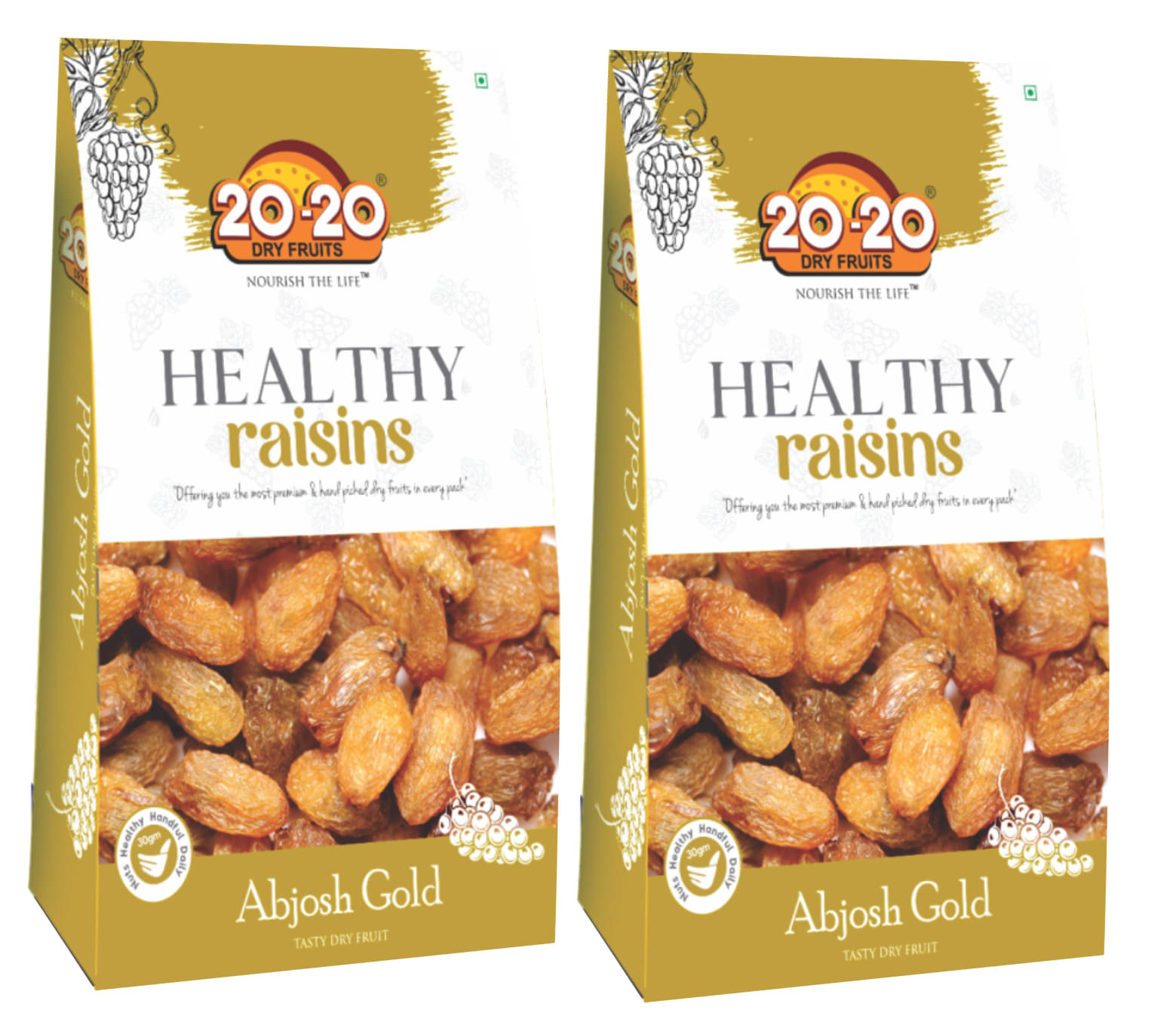 20-20 Dry Fruits Raisin with Seeds (Munakka) 500 g 20-20 Dry Fruits Raisin with Seeds (Munakka) 500 g