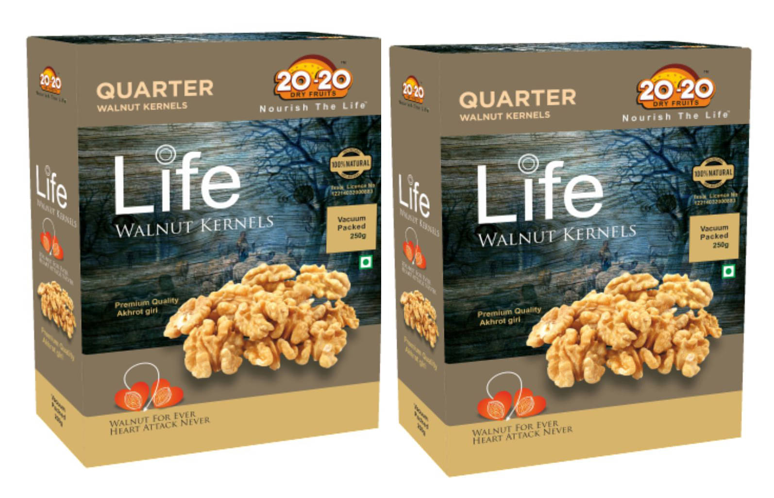     			20-20 Dry Fruits Walnuts (Akhrot) 500 g