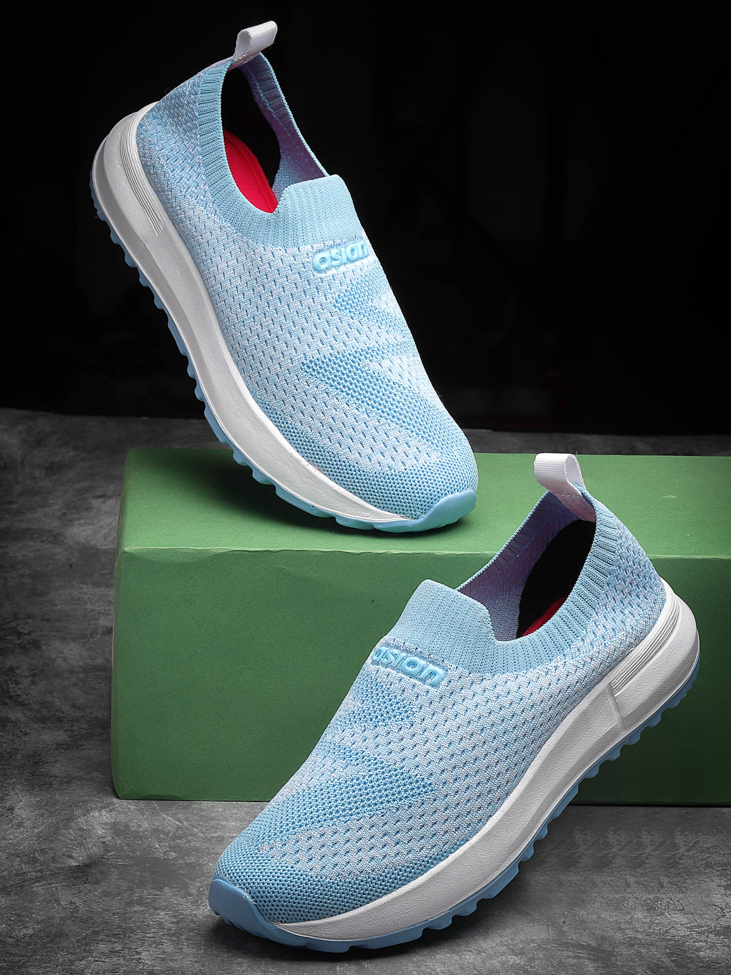     			ASIAN Blue Women's Slip On