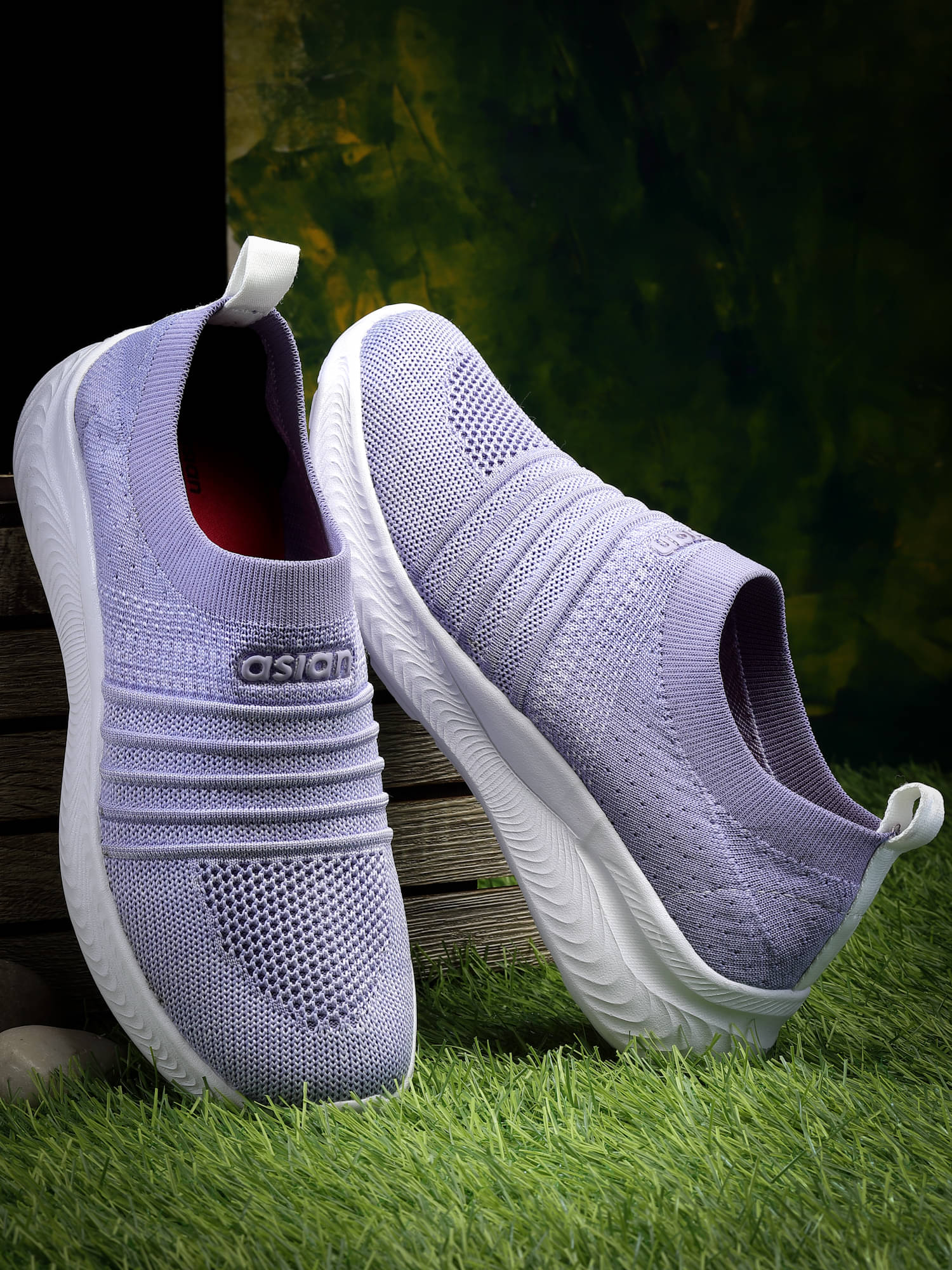     			ASIAN Lavender Women's Slip On