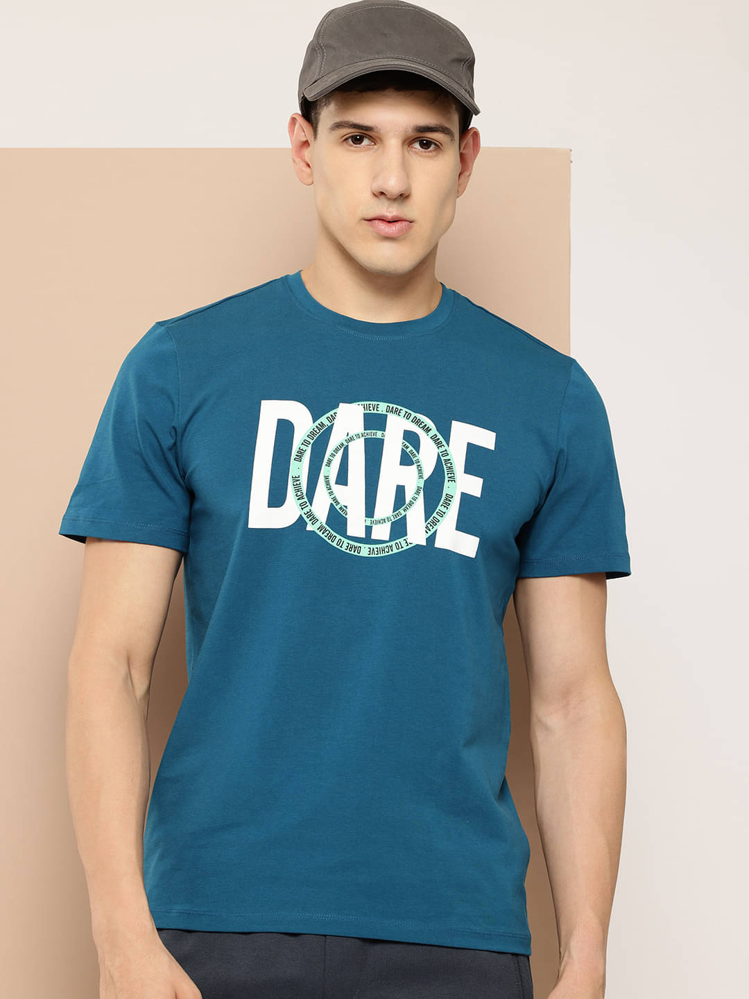     			Alcis Blue Cotton Regular Fit Men's Sports T-Shirt ( Pack of 1 )