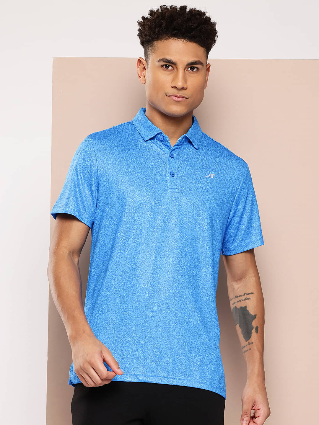 Alcis Blue Polyester Regular Fit Men's Sports Polo T-Shirt ( Pack of 1 ) Alcis Blue Polyester Regular Fit Men's Sports Polo T-Shirt ( Pack of 1 )