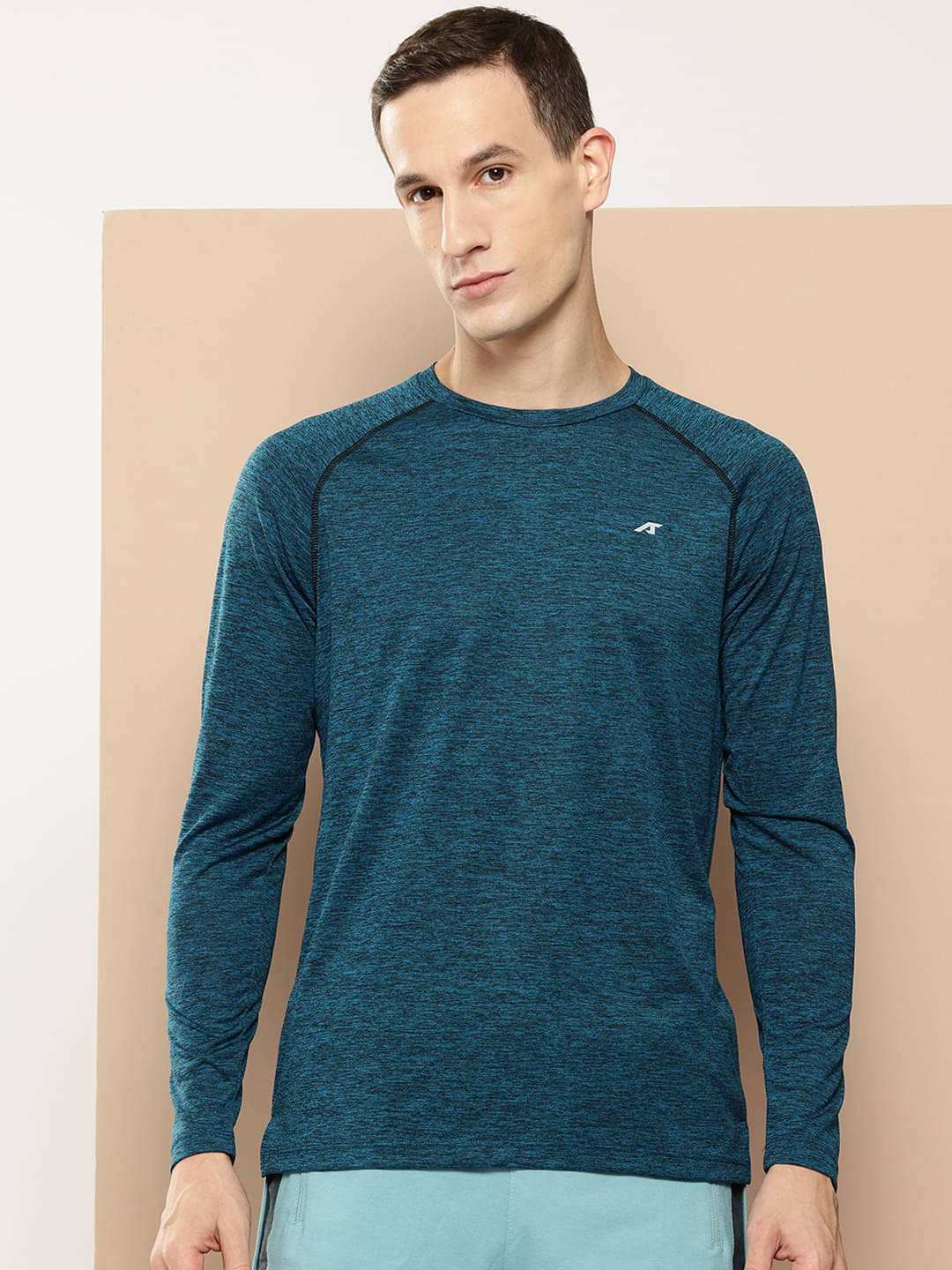 Alcis Teal Polyester Slim Fit Men's Sports T-Shirt ( Pack of 1 ) Alcis Teal Polyester Slim Fit Men's Sports T-Shirt ( Pack of 1 )