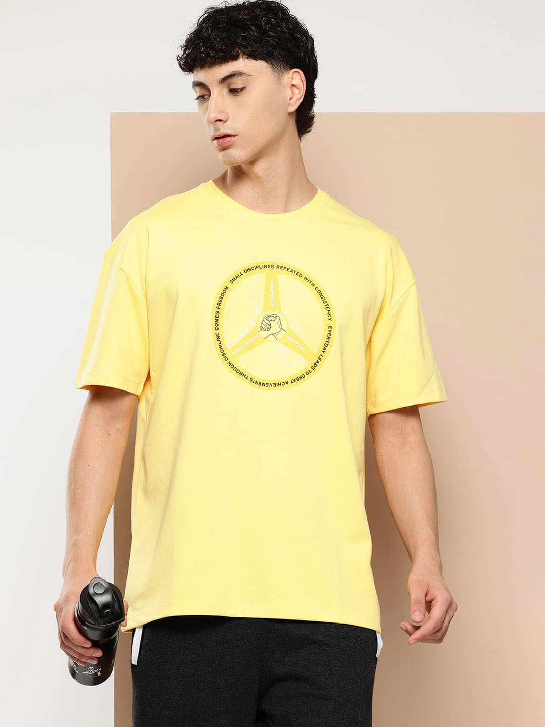 Alcis Yellow Polyester Regular Fit Men's Sports T-Shirt ( Pack of 1 ) Alcis Yellow Polyester Regular Fit Men's Sports T-Shirt ( Pack of 1 )