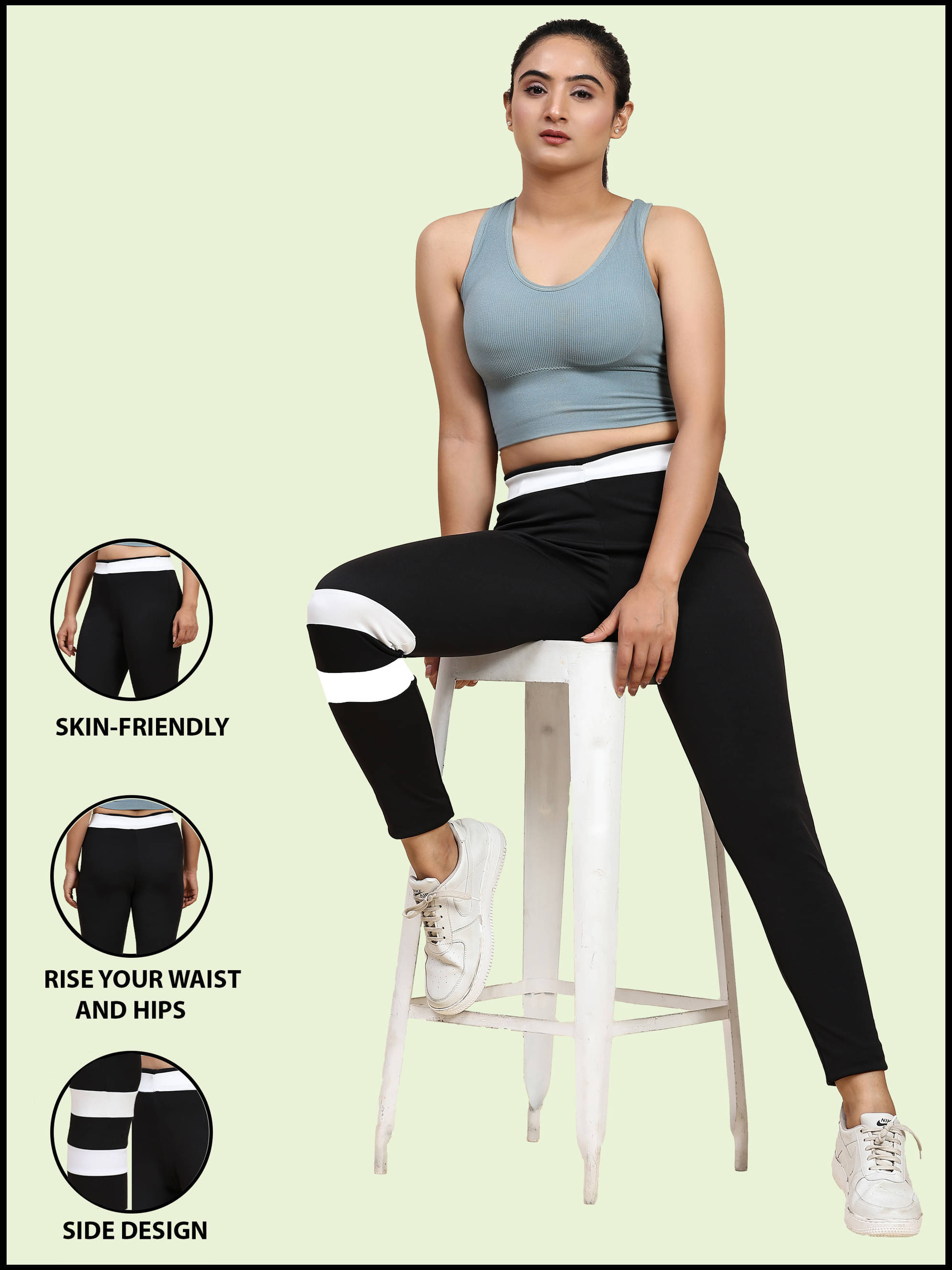    			DTR FASHION - Cotton Blend Regular Fit Black Women's Jeggings ( Pack of 1 )