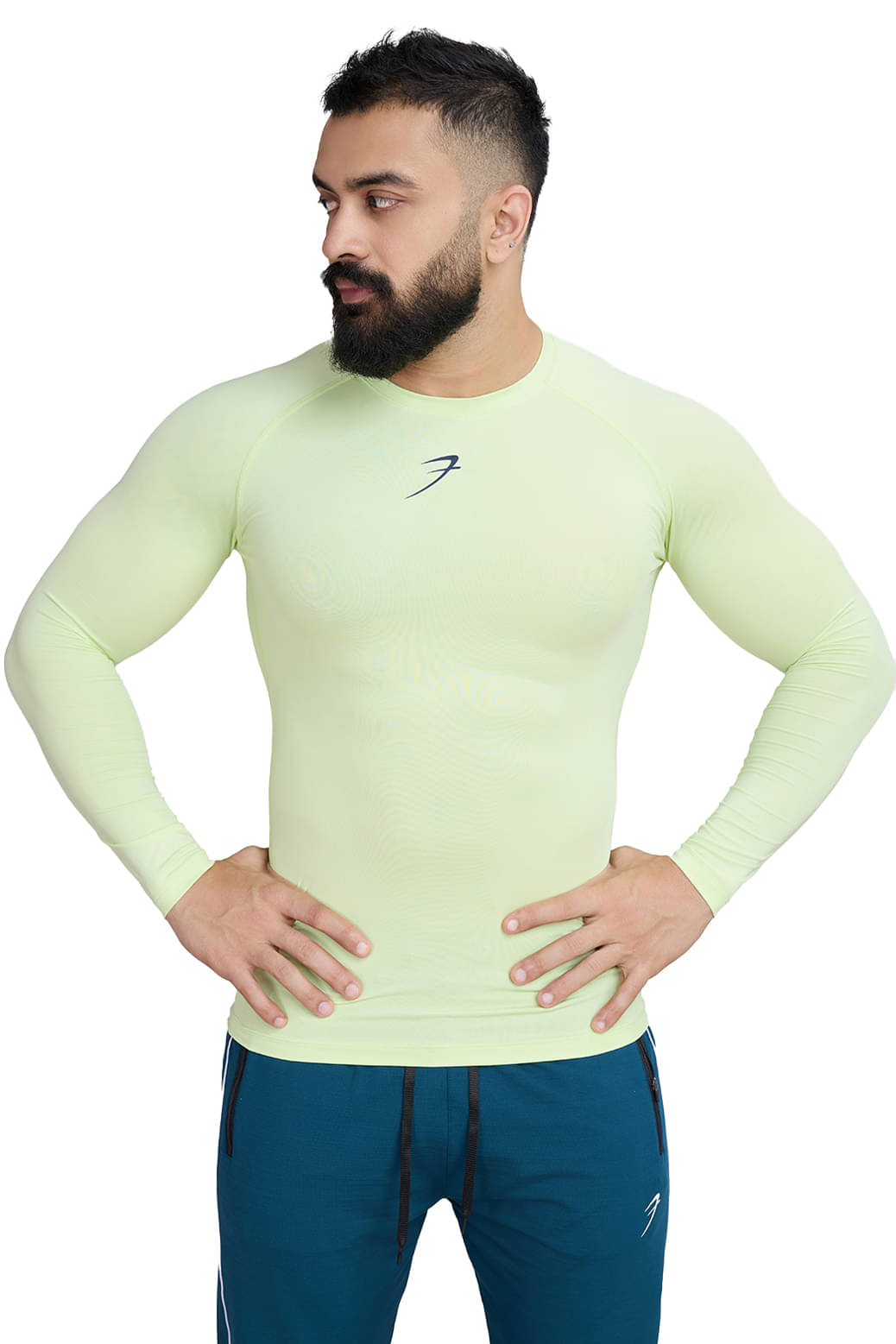 Fuaark Lime Green Polyester Slim Fit Men's Compression T-Shirt ( Pack of 1 )     			Fuaark Lime Green Polyester Slim Fit Men's Compression T-Shirt ( Pack of 1 )