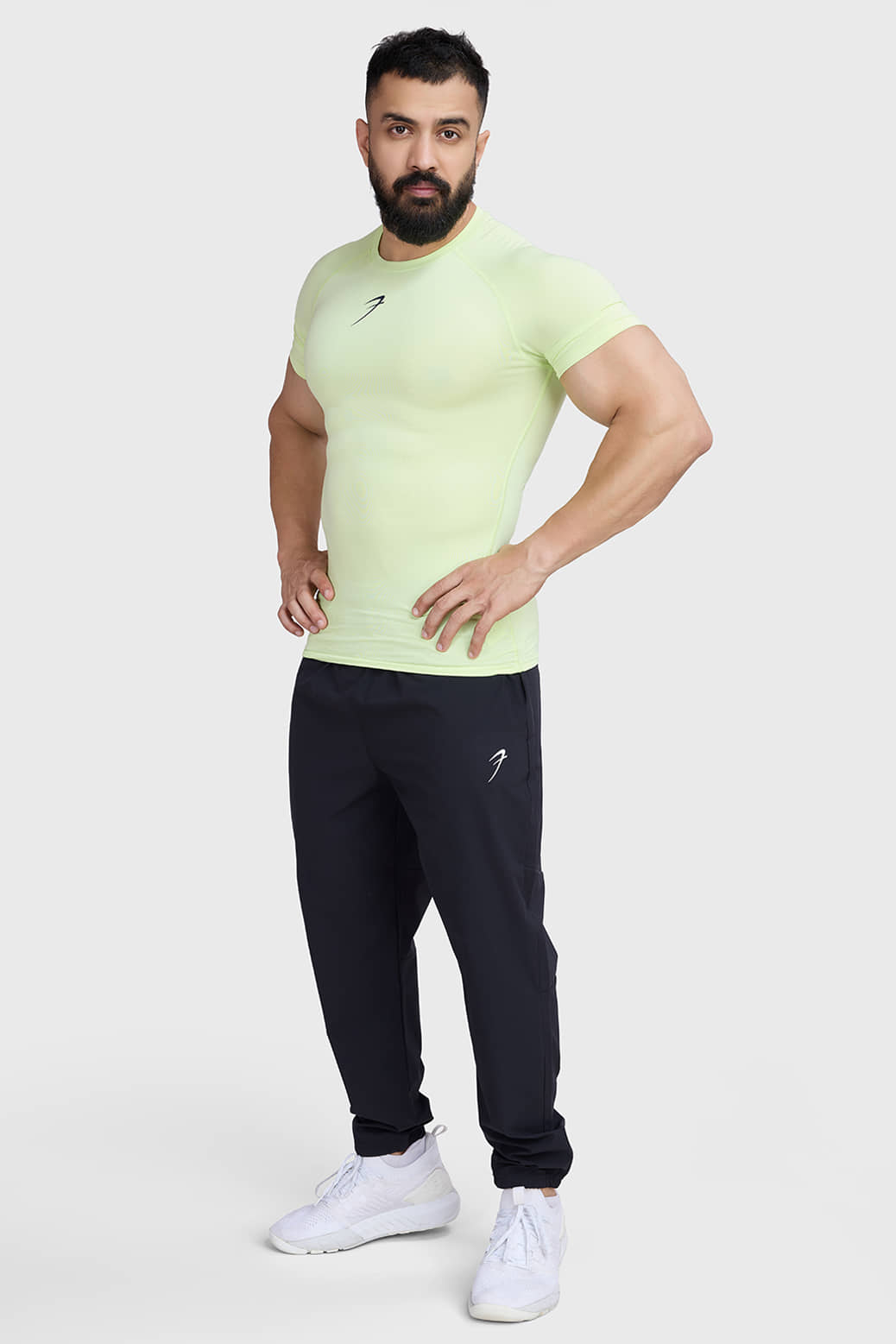 Fuaark Purple Polyester Slim Fit Men's Compression T-Shirt ( Pack of 1 )