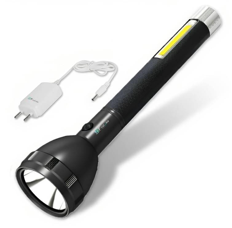     			JY Super - 50W Rechargeable Flashlight Torch ( Pack of 1 )