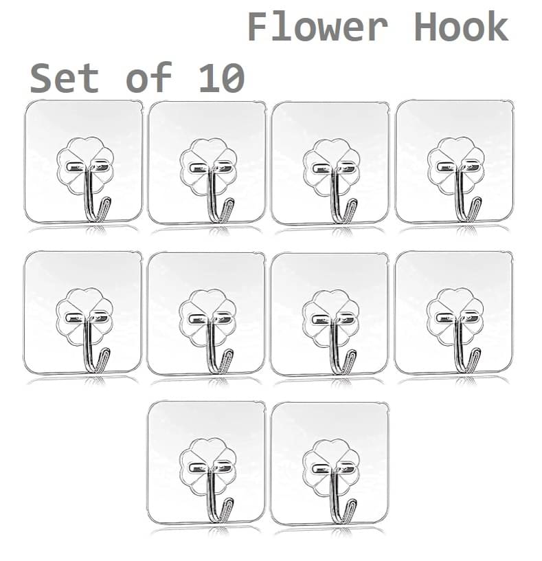     			Multi Deal Set of 10 Plastic Hooks