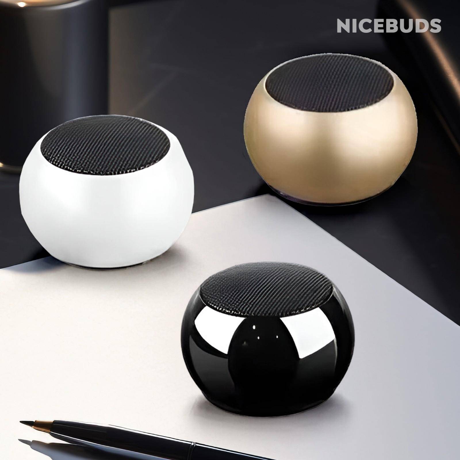     			NICEBUDS Bluetooth Speaker 10 W Bluetooth Speaker Bluetooth V 5.1 with TWS feature Playback Time 6 hrs Assorted