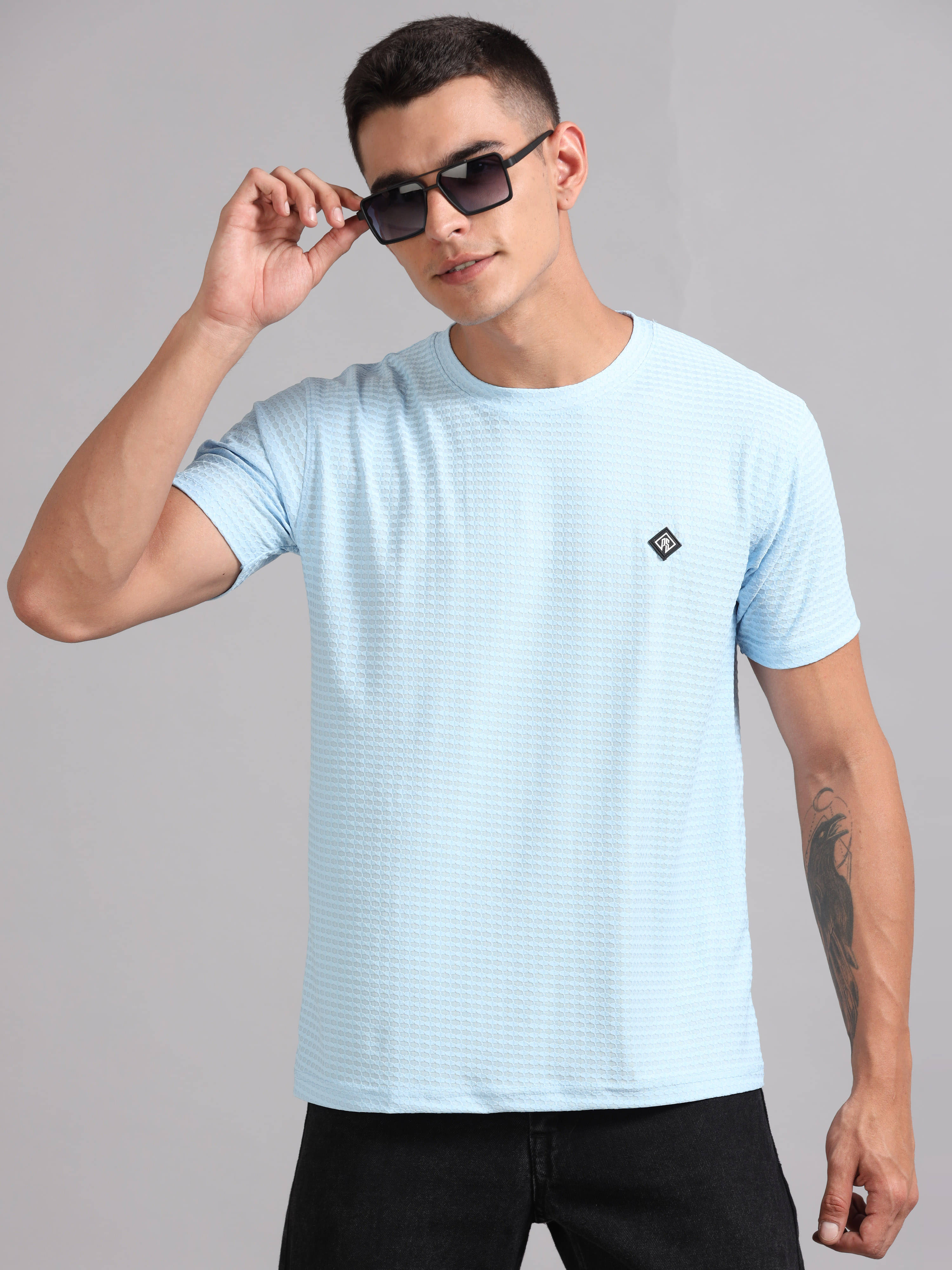 Paul Street Pack of 1 Polyester Slim Fit Men's T-Shirt ( Turquoise ) Paul Street Pack of 1 Polyester Slim Fit Men's T-Shirt ( Turquoise )