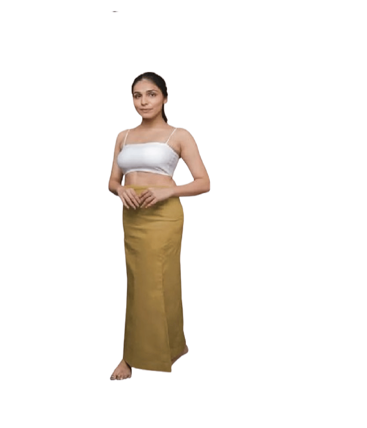 Perfect cloth store Gold Cotton Petticoat - Single Perfect cloth store Gold Cotton Petticoat - Single