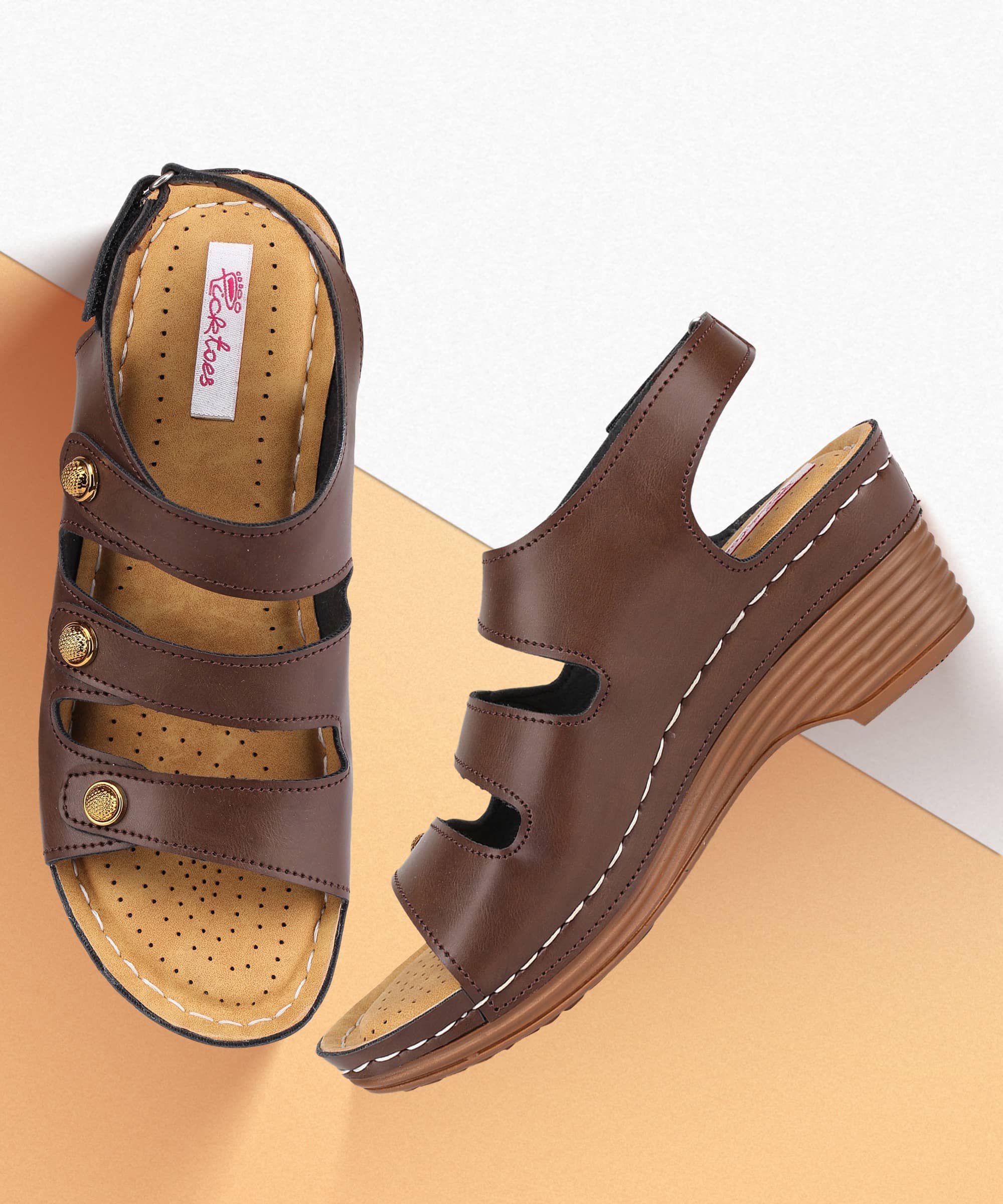 Picktoes Black Women's Sandal Heels - Heels | Buy online on ZillyBuy