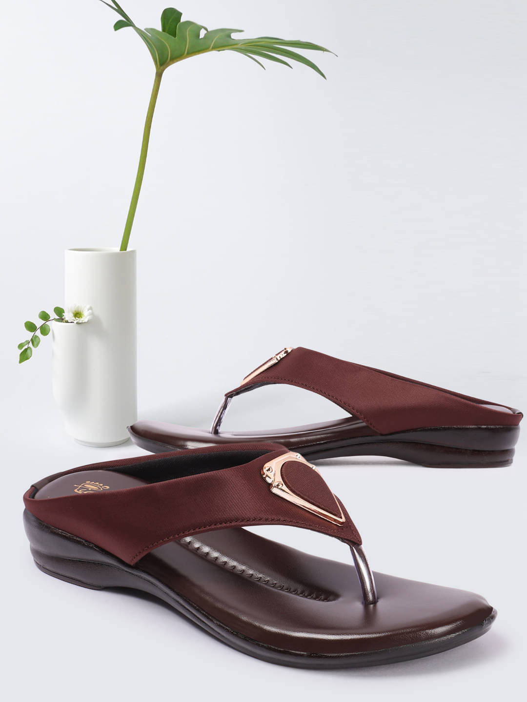 Picktoes Maroon Women's Sandal Heels     			Picktoes Maroon Women's Sandal Heels
