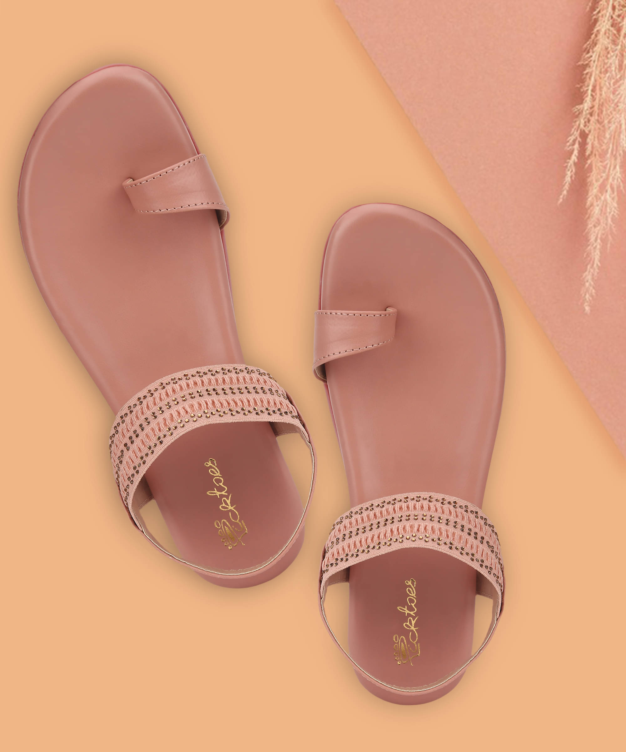     			Picktoes Pink Women's Flats