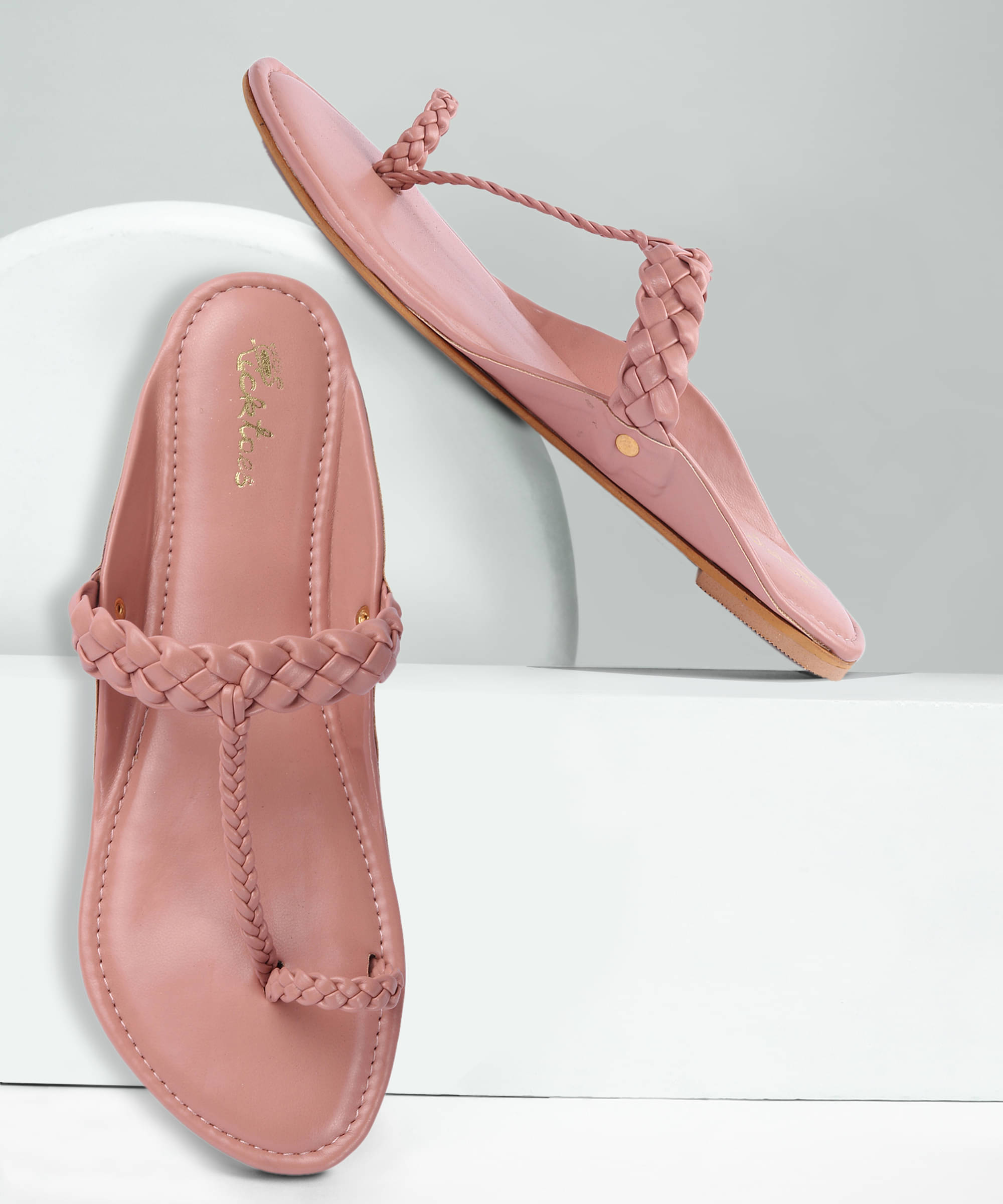     			Picktoes Pink Women's Flats