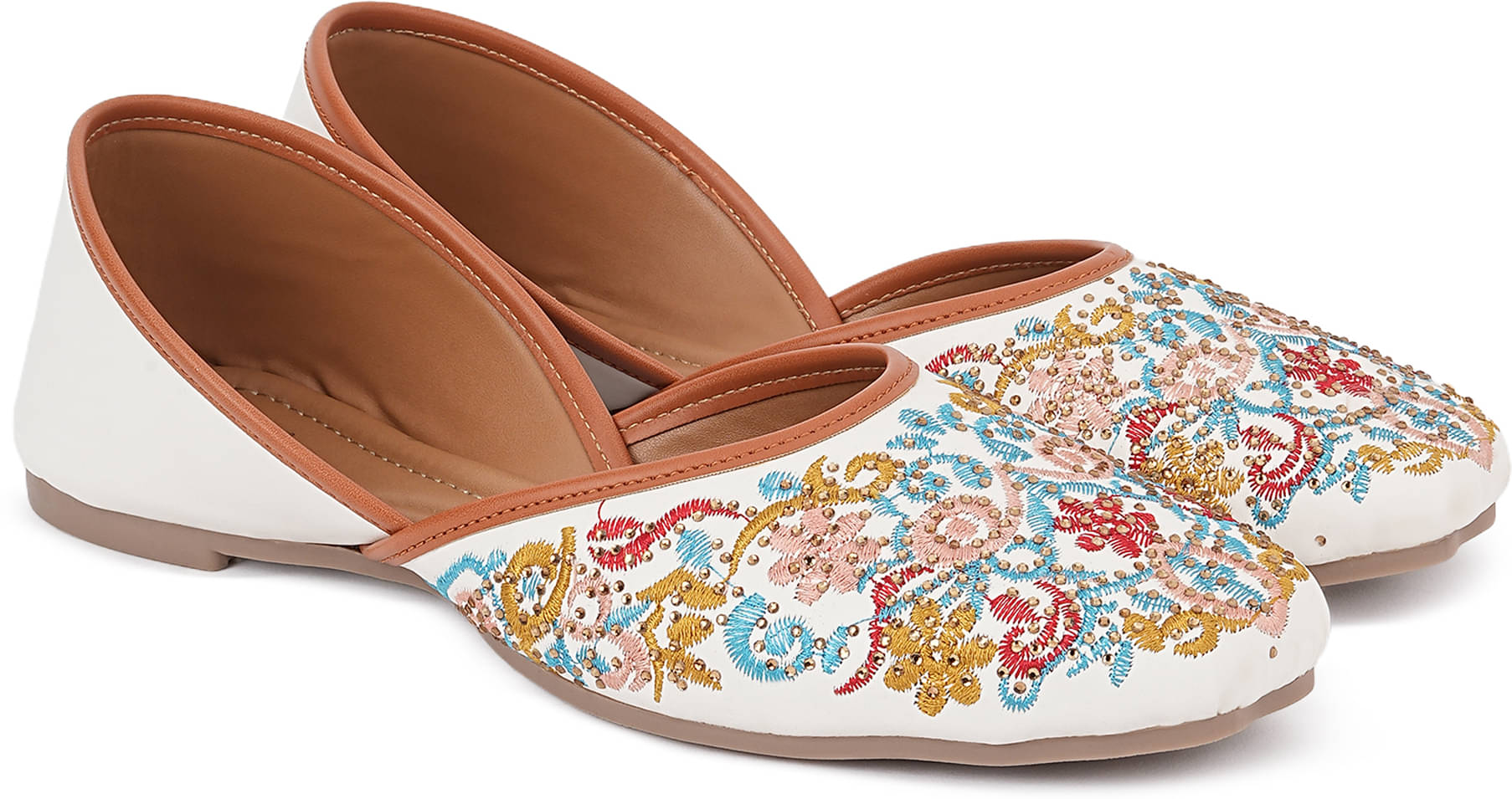 Picktoes White Women's Flats Picktoes White Women's Flats