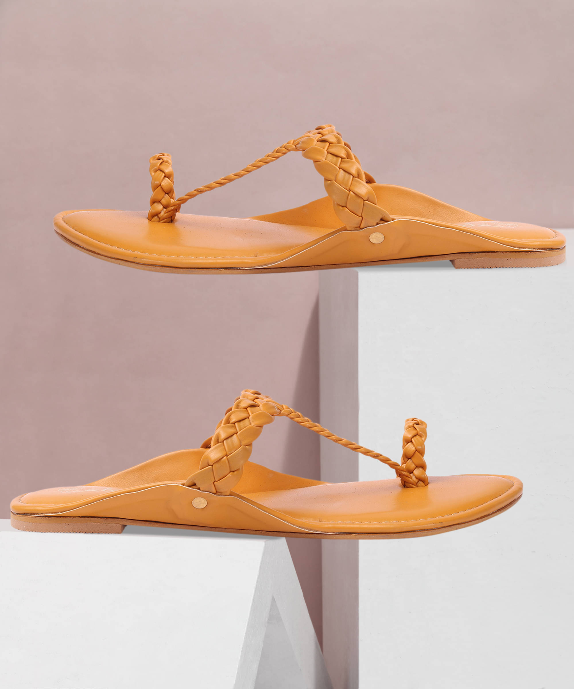     			Picktoes Yellow Women's Flats