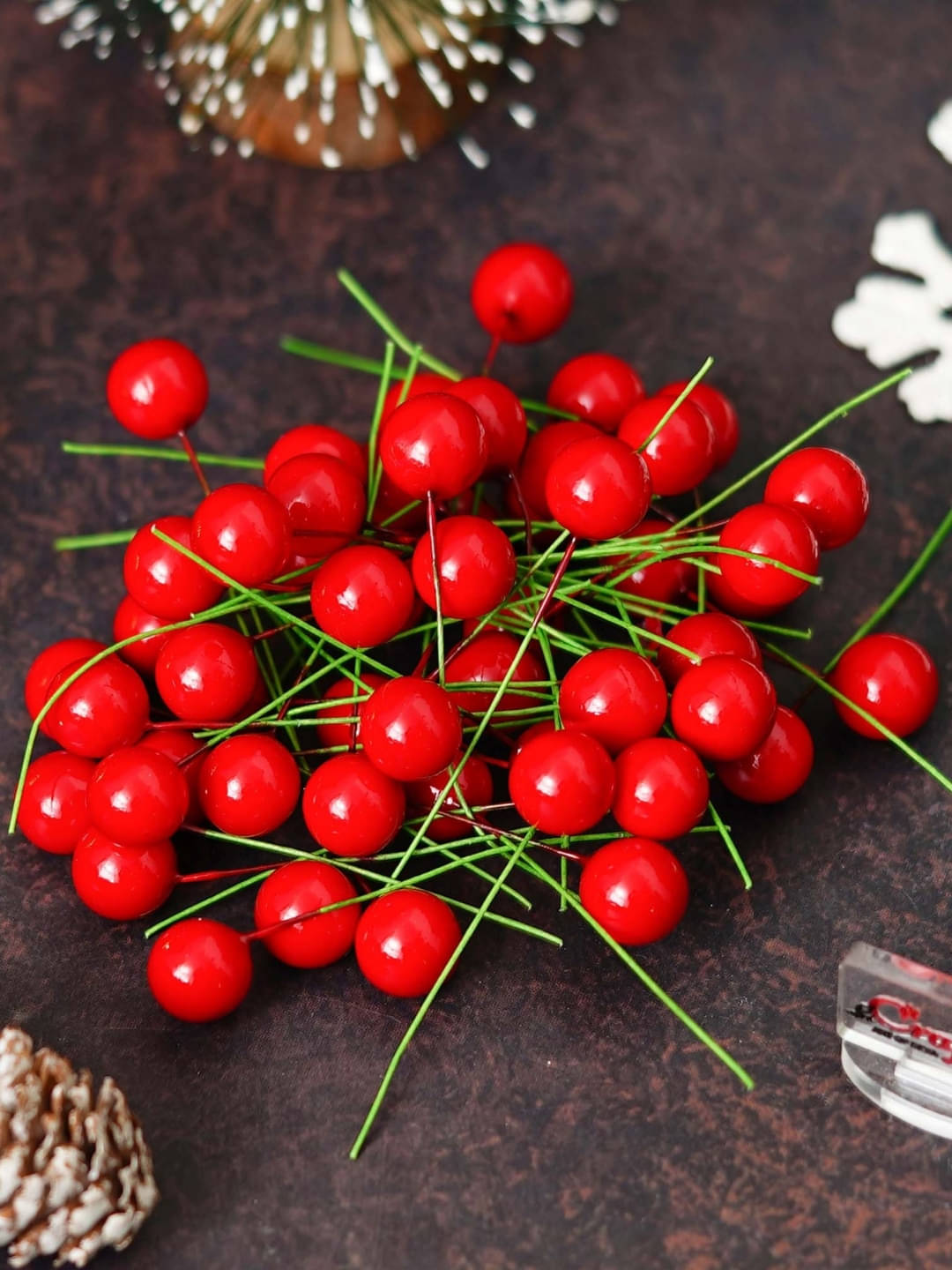     			eCraftIndia Red 50 Pieces Holi Berries