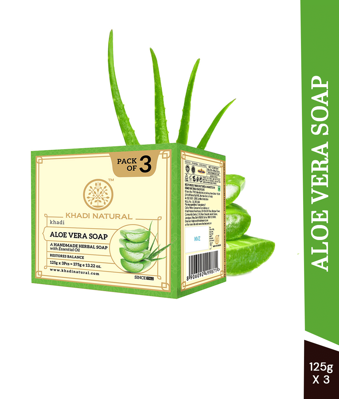khadi natural Freshness Soap for All Skin Type ( Pack of 3 )