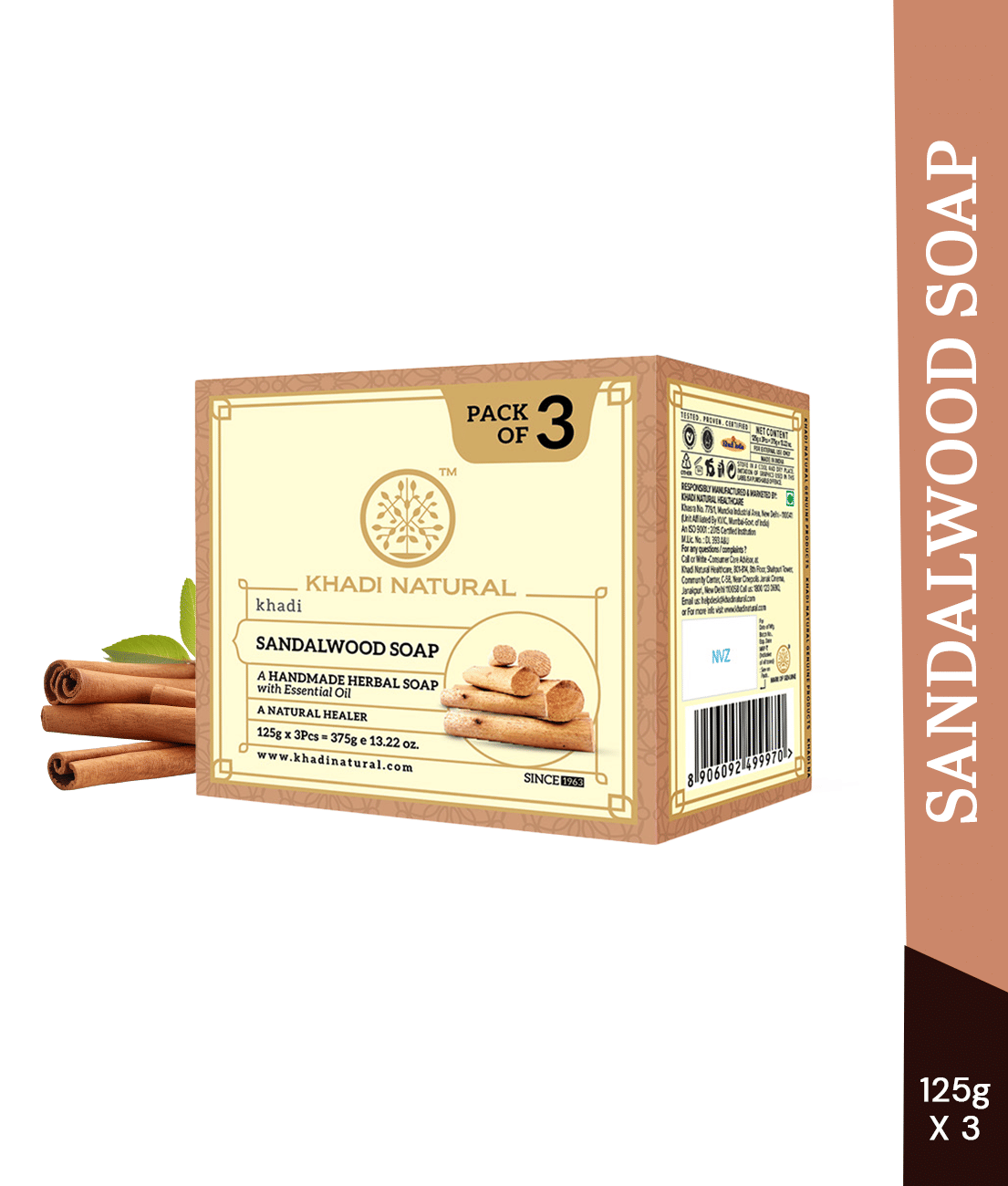 khadi natural Freshness Soap for All Skin Type ( Pack of 3 )