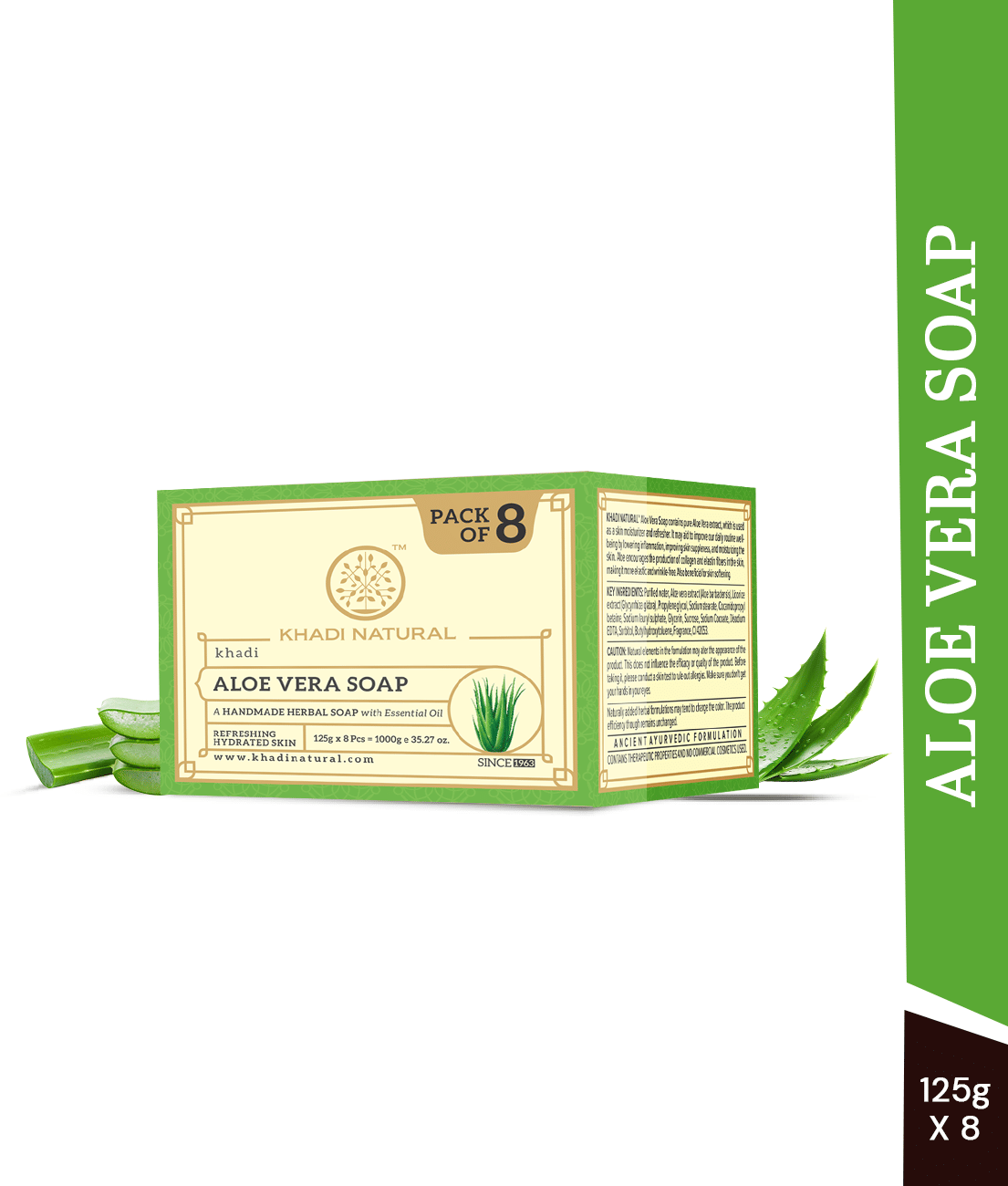 khadi natural Freshness Soap for All Skin Type ( Pack of 8 )