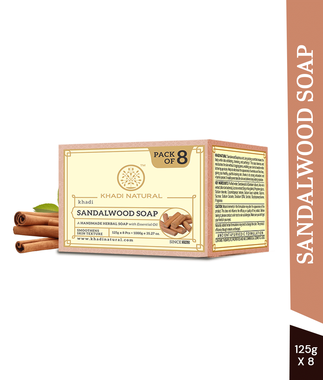 khadi natural Freshness Soap for All Skin Type ( Pack of 8 )