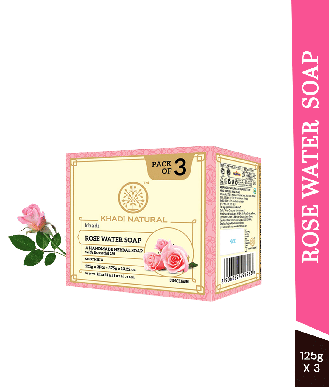 khadi natural Freshness Soap for All Skin Type ( Pack of 3 )