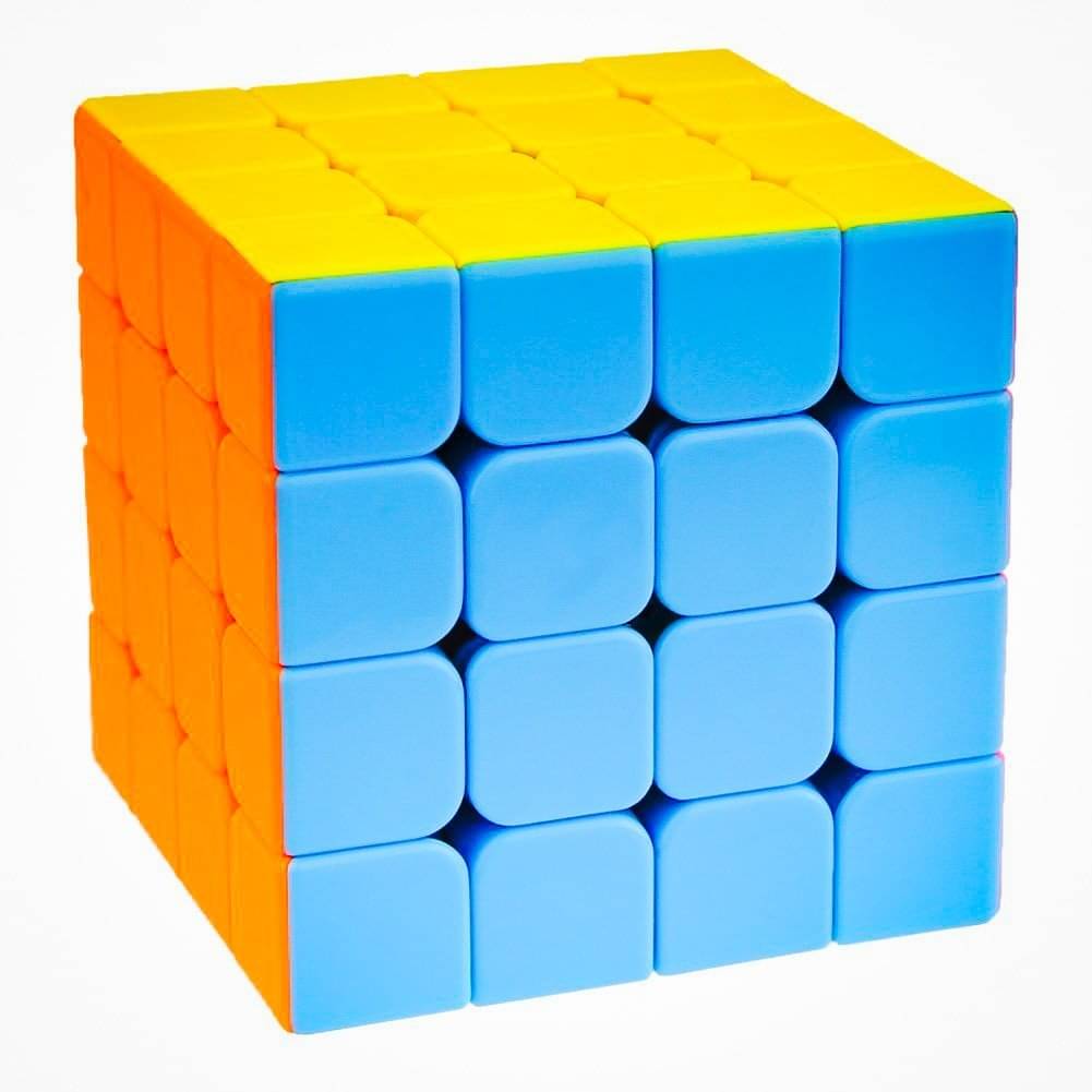 4x4 Speed Cube Puzzle - Stickerless 4x4x4 Magic Cube for Kids & Adults (Multicolor) 4x4 Speed Cube Puzzle - Stickerless 4x4x4 Magic Cube for Kids & Adults (Multicolor)
