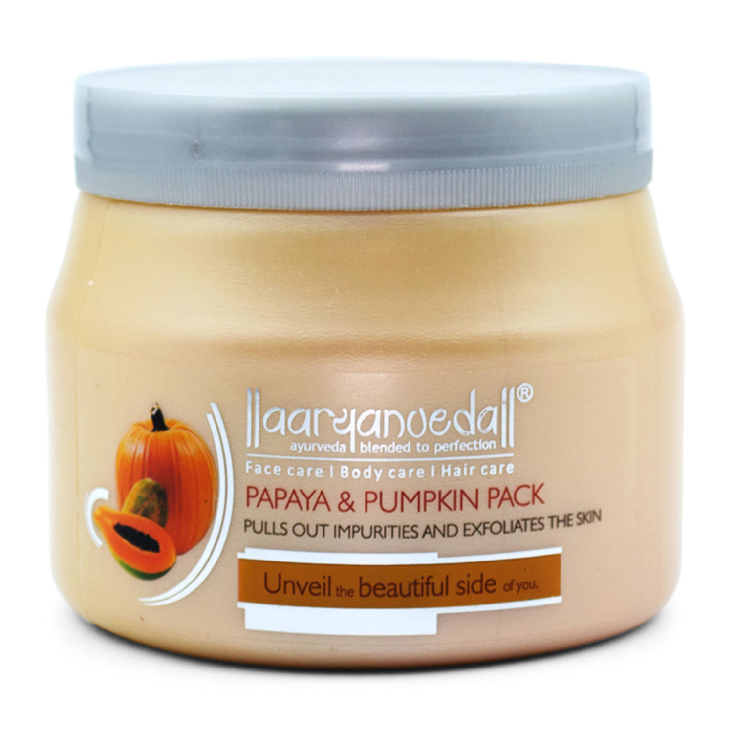     			Aryanveda Papaya Pumpkin Pack Deep Purification, Exfoliates Dead Skin, Glowing Skin Face Pack 400g