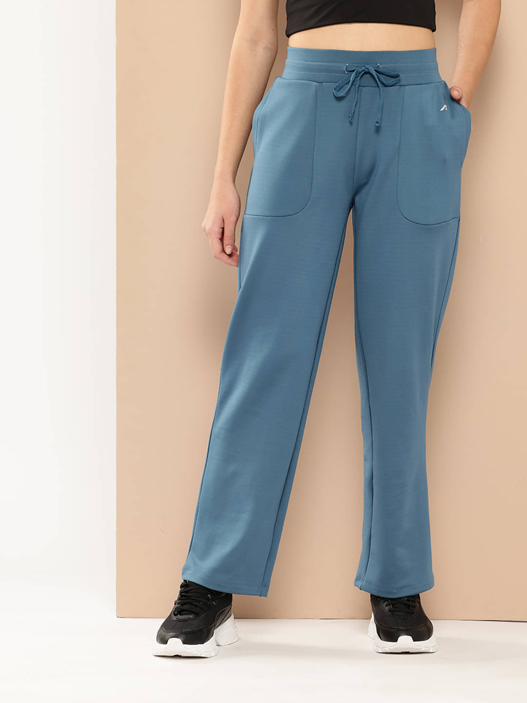     			Alcis Blue Polyester Women's Running Trackpants ( Pack of 1 )