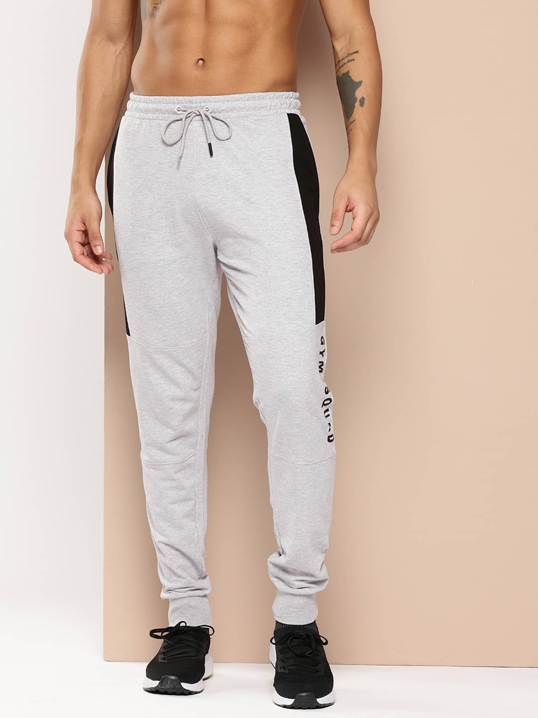     			Alcis Grey Melange Cotton Blend Men's Sports Trackpants ( Pack of 1 )