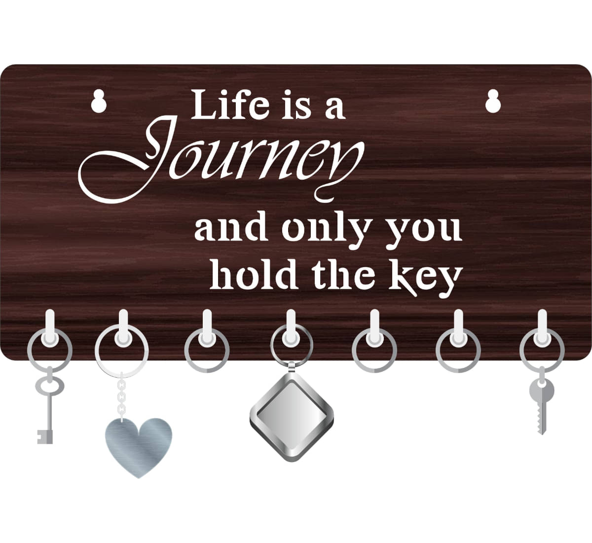     			Arpita Crafts Brown Wood Key Holder - Pack of 1
