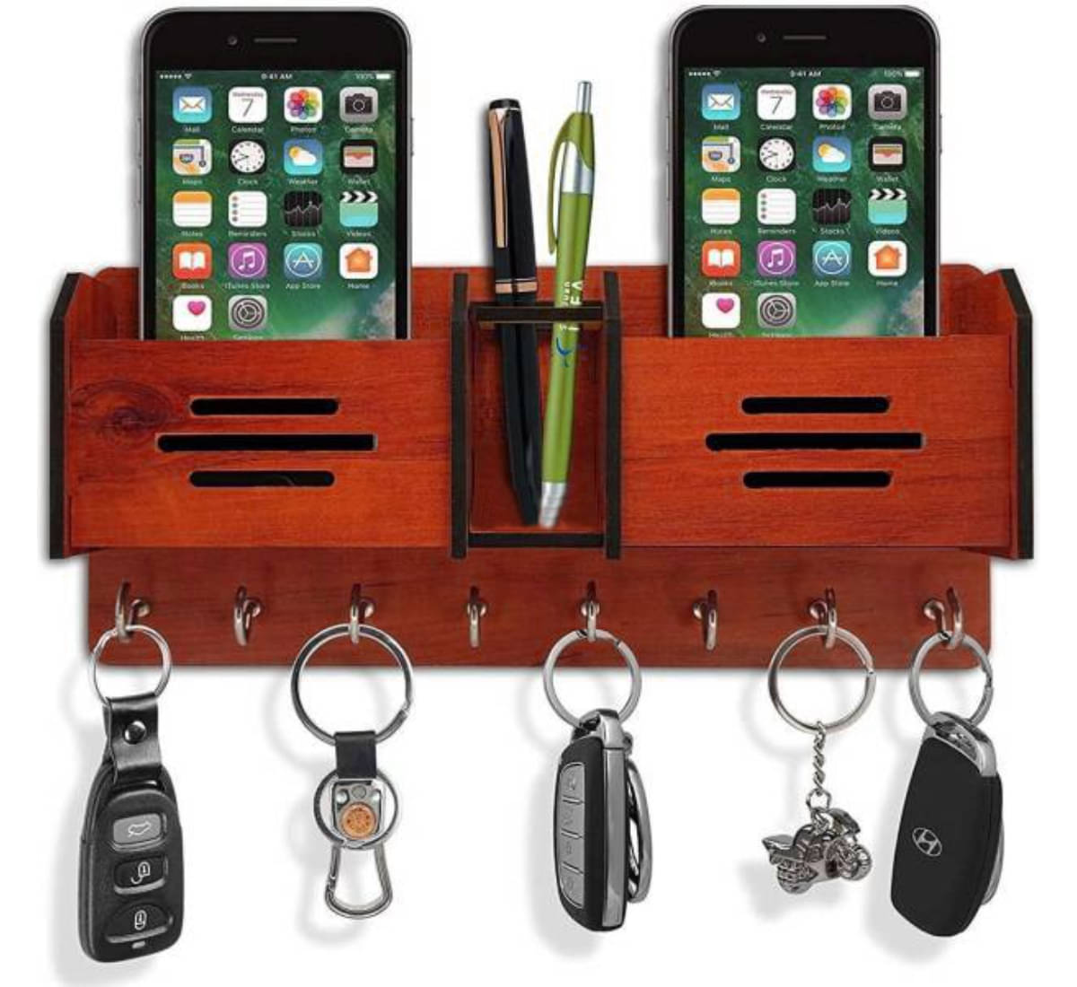     			Arpita Crafts Brown Wood Key Holder - Pack of 1