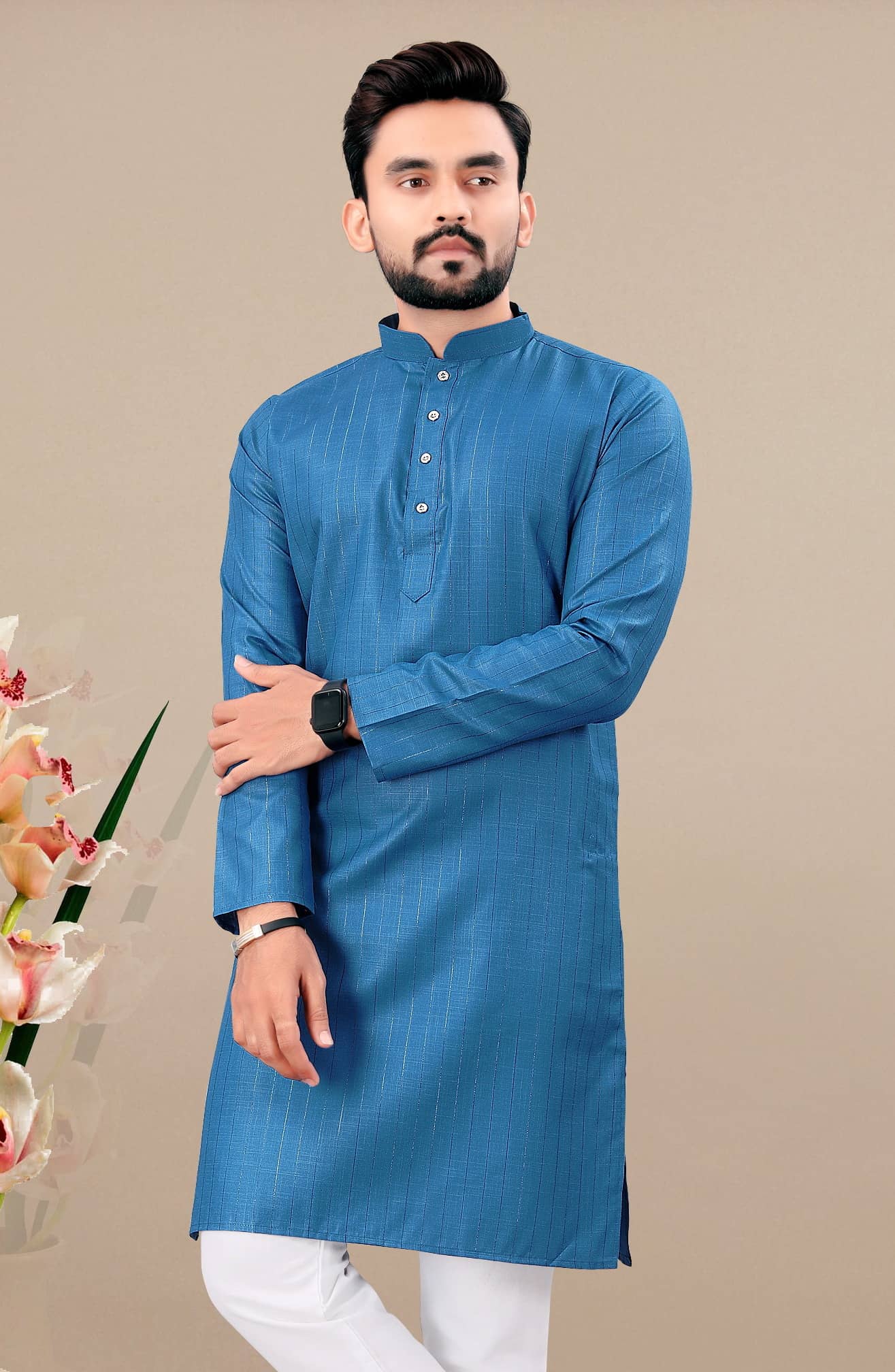 Balaji's Blue Cotton Men's Regular Kurta ( Pack of 1 ) - Kurtas & Kurta Sets | Buy online on ZillyBuy