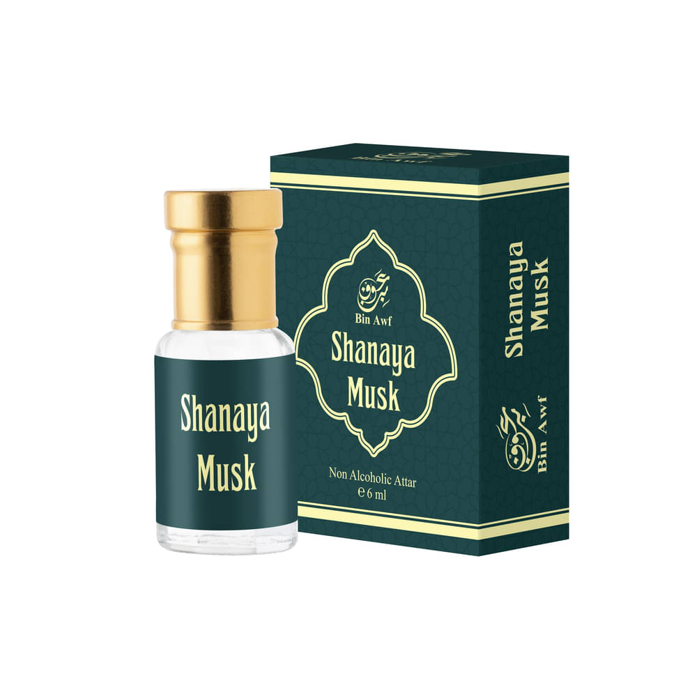     			Binawf Musk Non- Alcoholic Below 50ml Attar ( Pack of 1 )