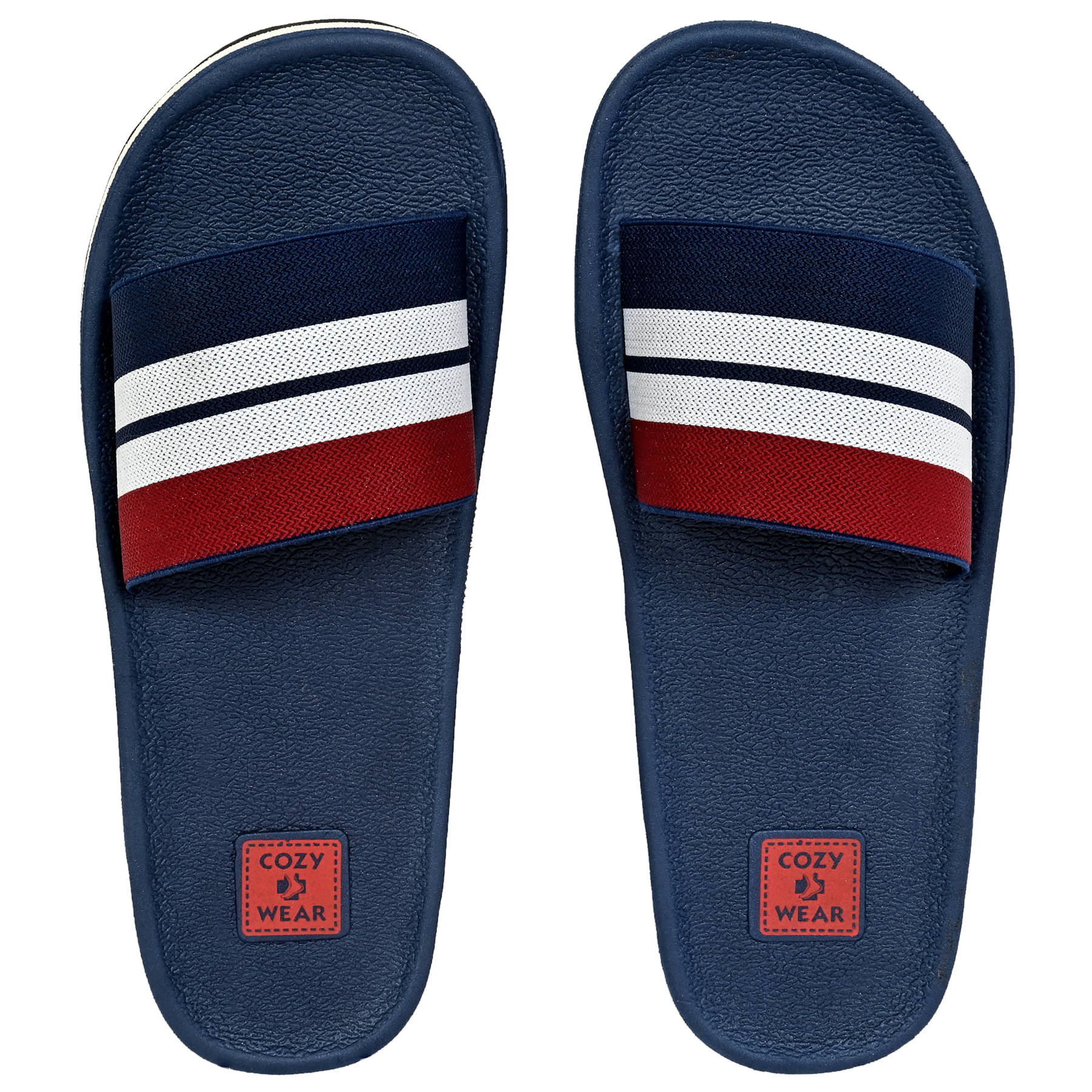     			Cozy Wear Navy Blue Men's Slide Flip Flop
