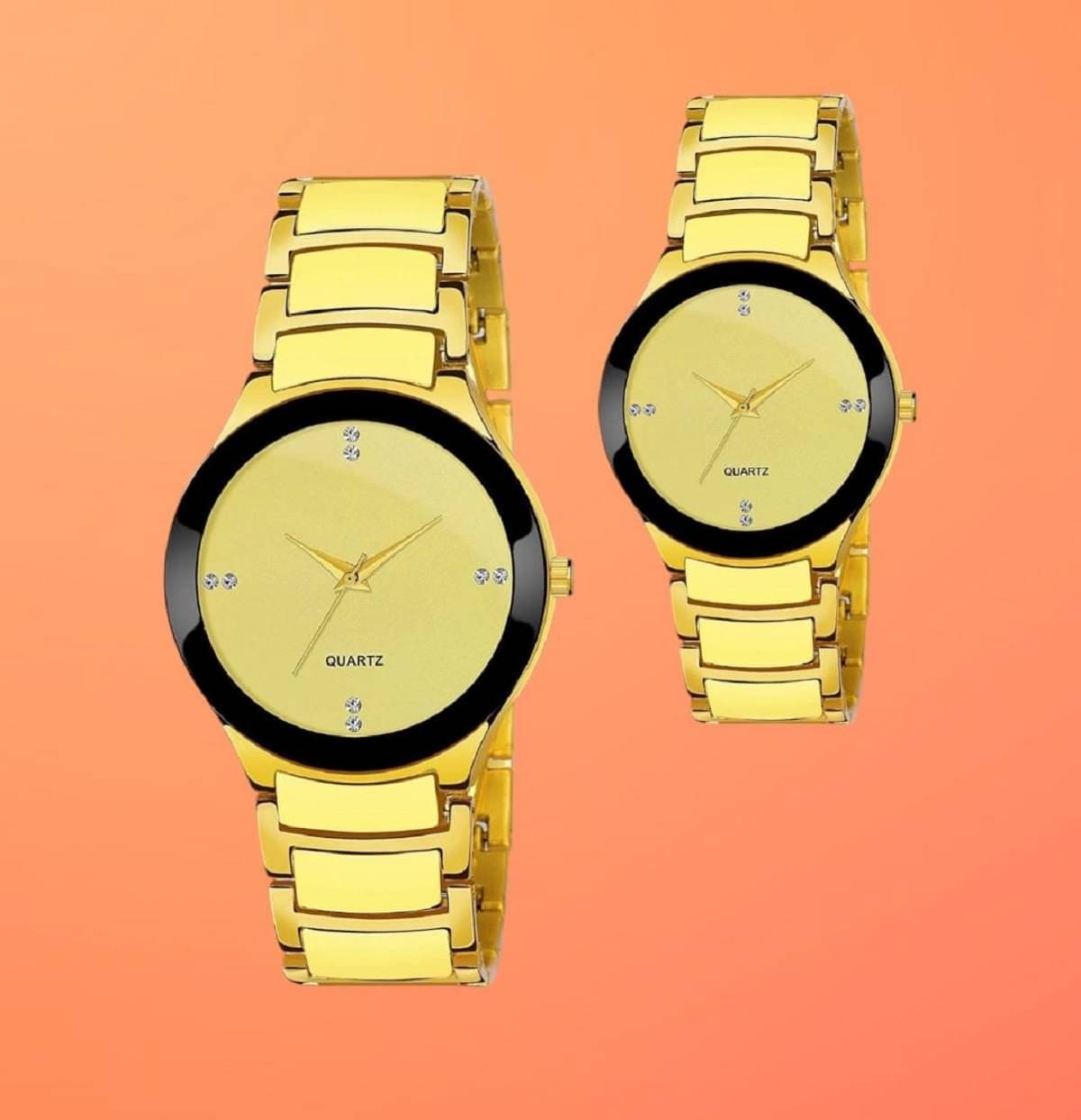     			DECLASSE Gold PU Analog Womens Watch