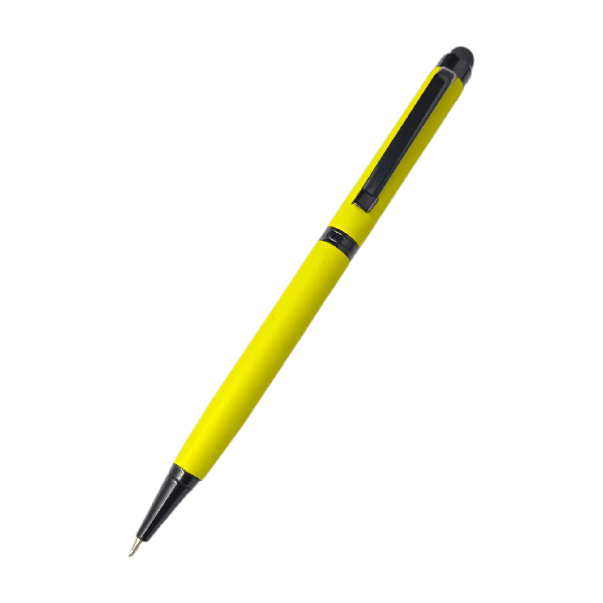     			Dikawen Executive 216 Yellow Metal Body Ball Pen With Stylus Designer Gift Multi-function Pen  (Ink Color - Blue)