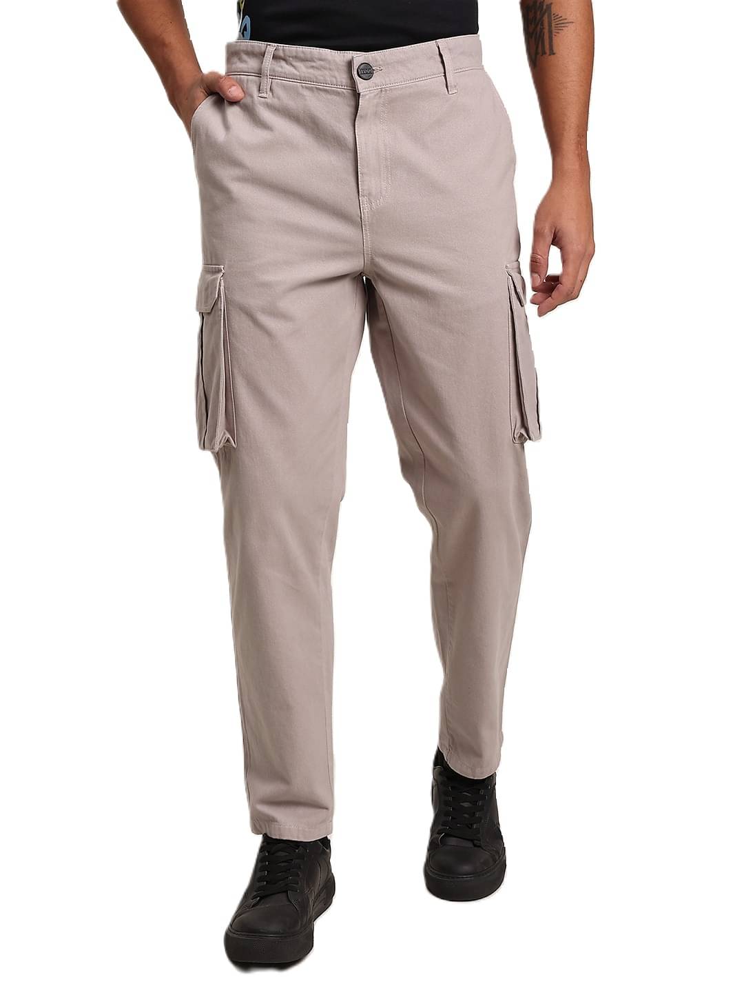     			IVOC Men Tapered Fit Cargos Trousers
