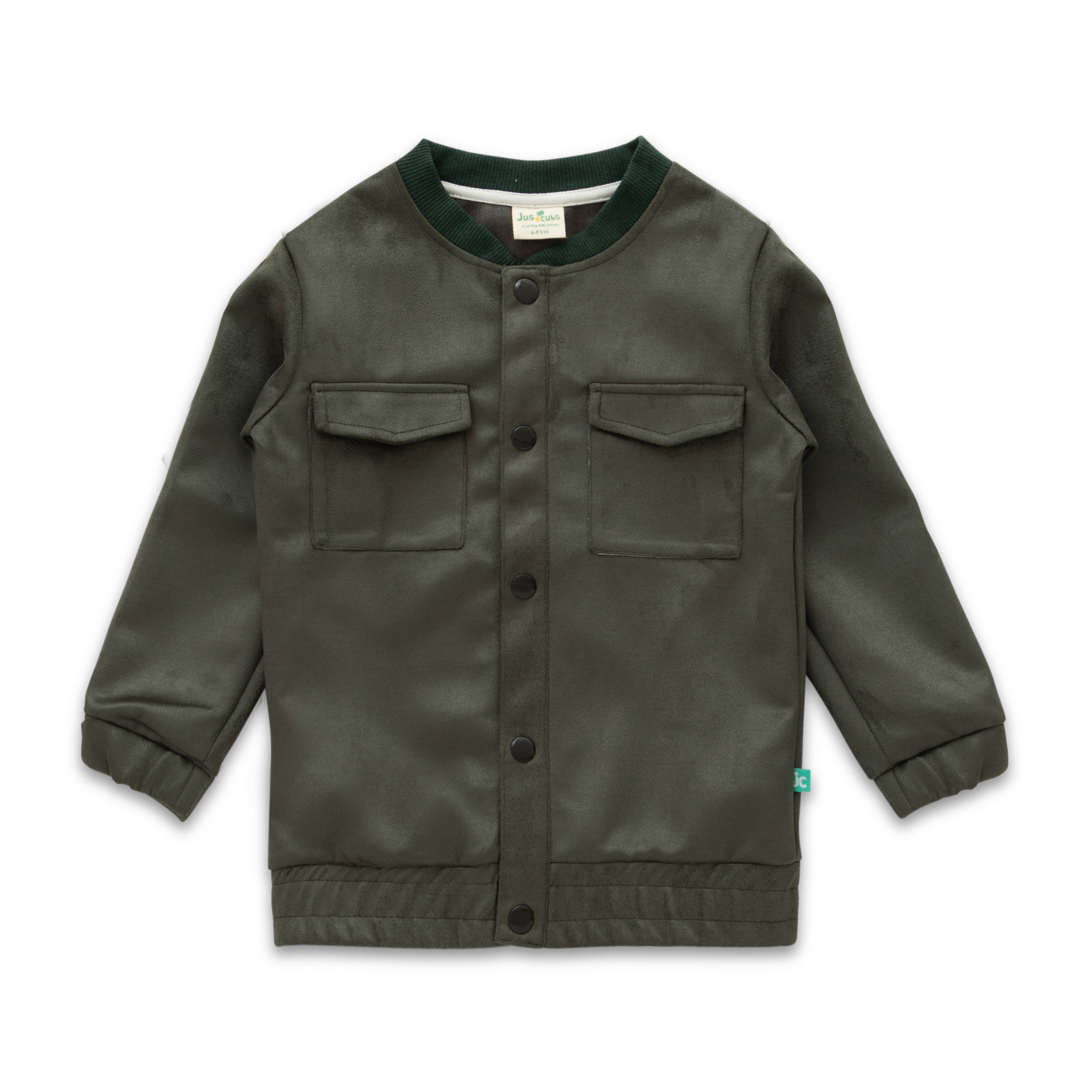     			Juscubs Pack of 1 Boys Cotton Sweatshirt ( Olive )