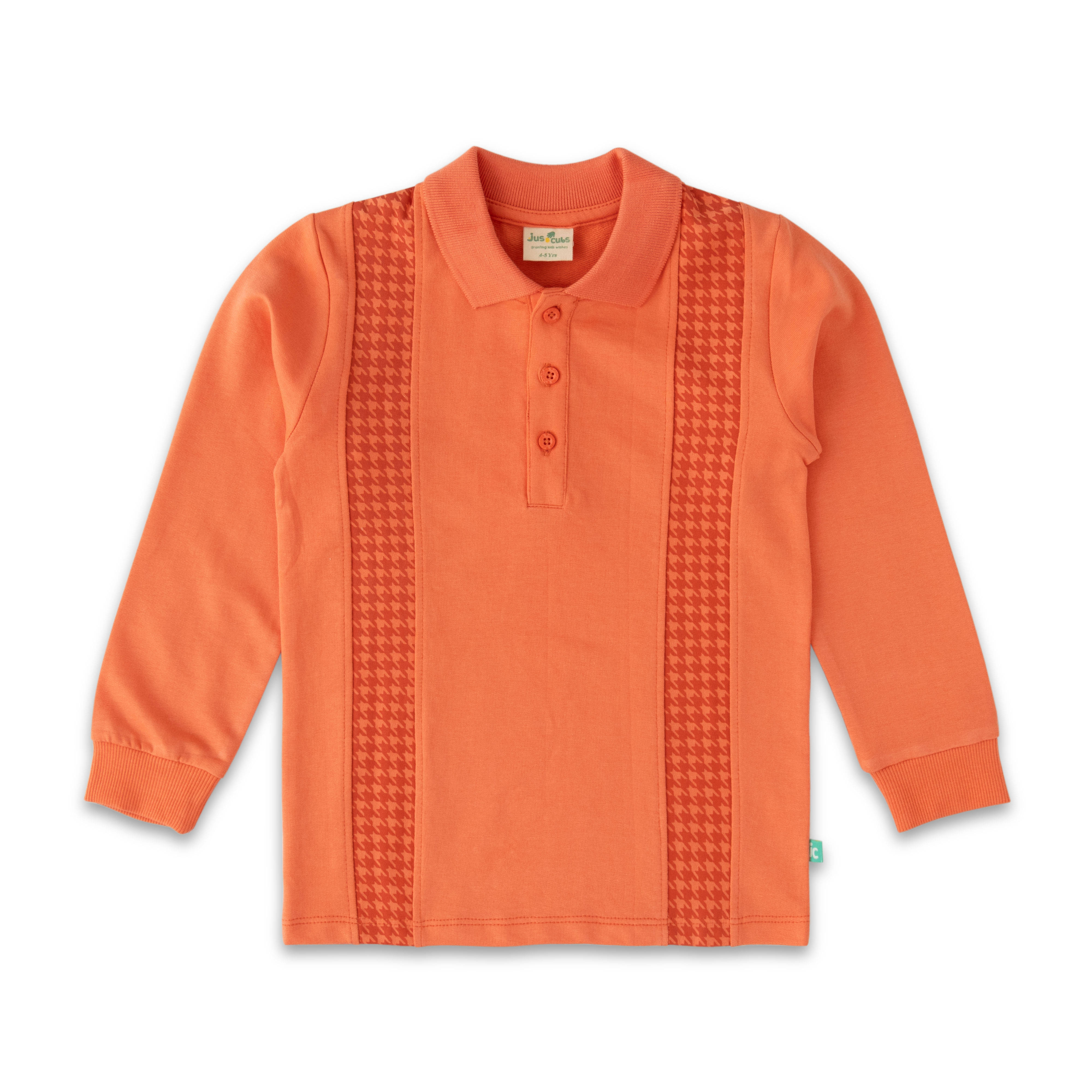     			Juscubs Pack of 1 Boys Cotton T-Shirt ( Orange )