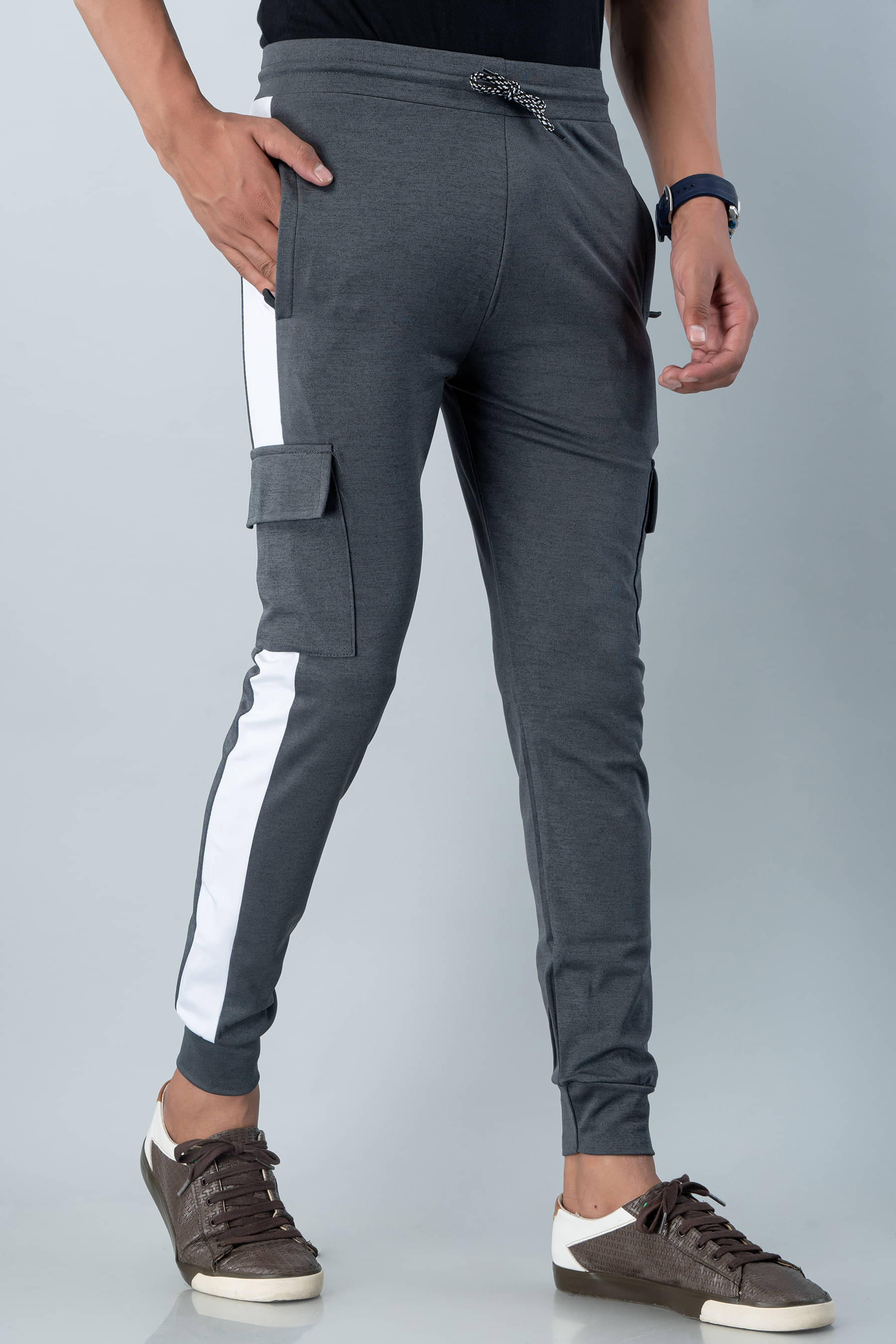 STYLE ACCORD Grey Lycra Men's Trackpants ( Pack of 1 ) STYLE ACCORD Grey Lycra Men's Trackpants ( Pack of 1 )