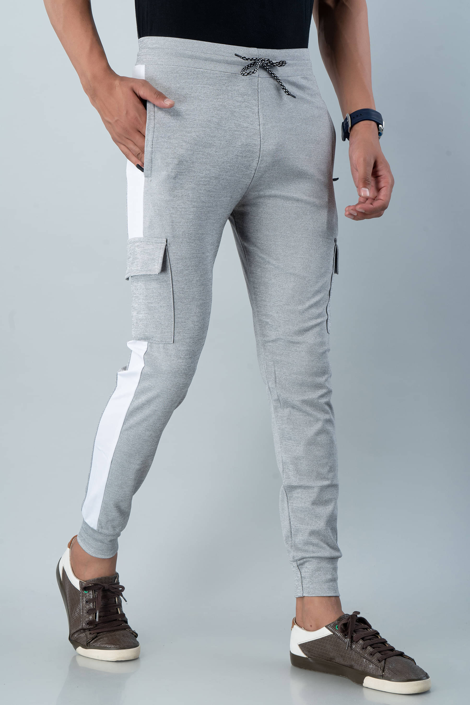 STYLE ACCORD Light Grey Lycra Men's Trackpants ( Pack of 1 )     			STYLE ACCORD Light Grey Lycra Men's Trackpants ( Pack of 1 )